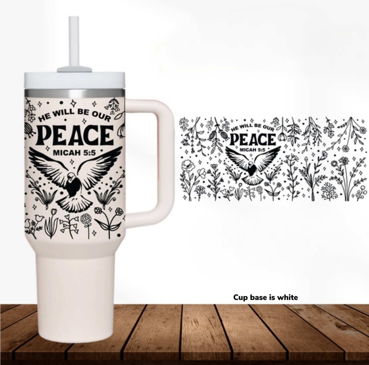 Peace Flower Custom Stanley Cup 40 oz 30 oz Tumbler With HandleTVC2301750