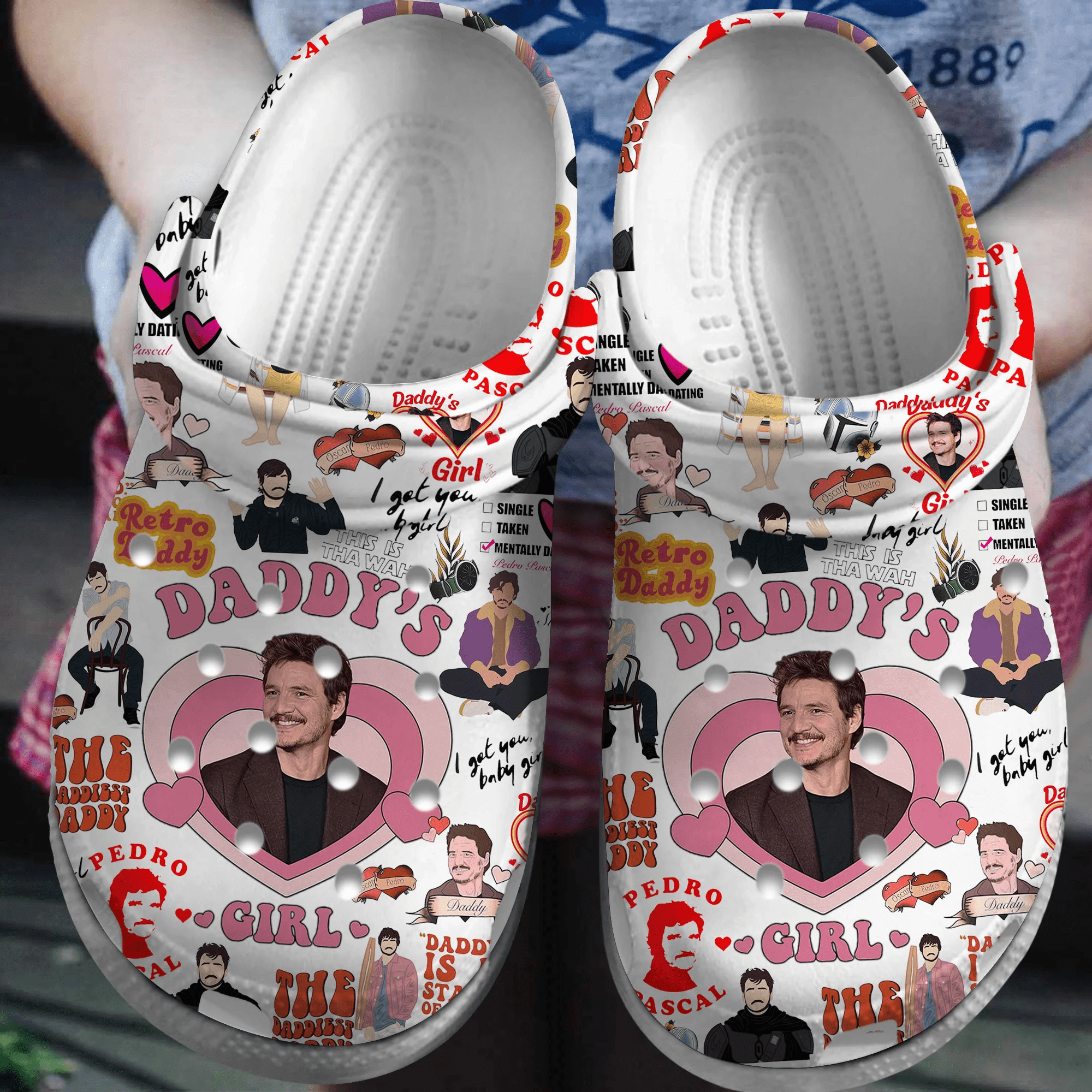 Pedro Pascal Movie Crocs Crocband Clogs Shoes Comfortable For Men Women and Kids