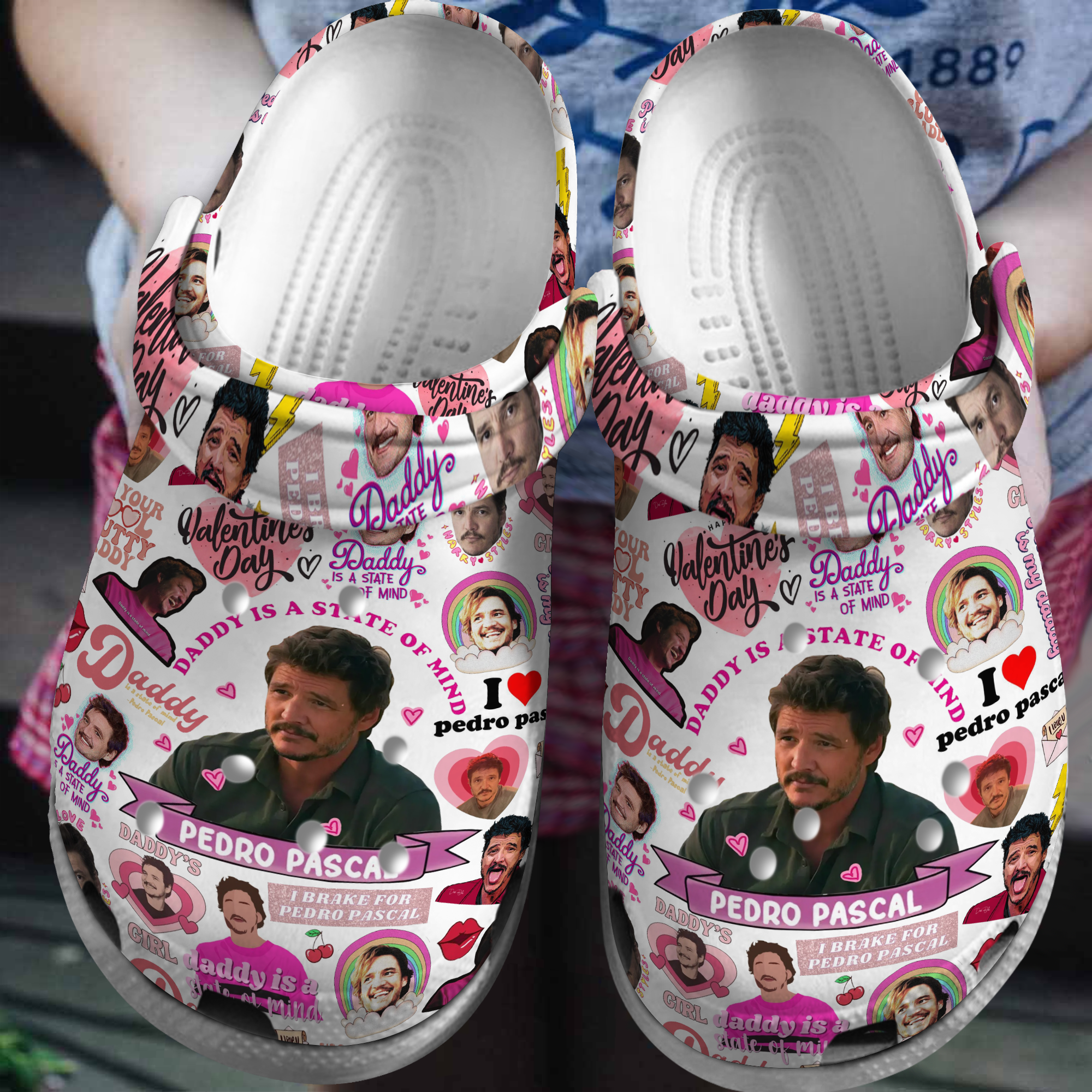 Pedro Pascal Movie Crocs Crocband Clogs Shoes Comfortable For Men Women and Kids