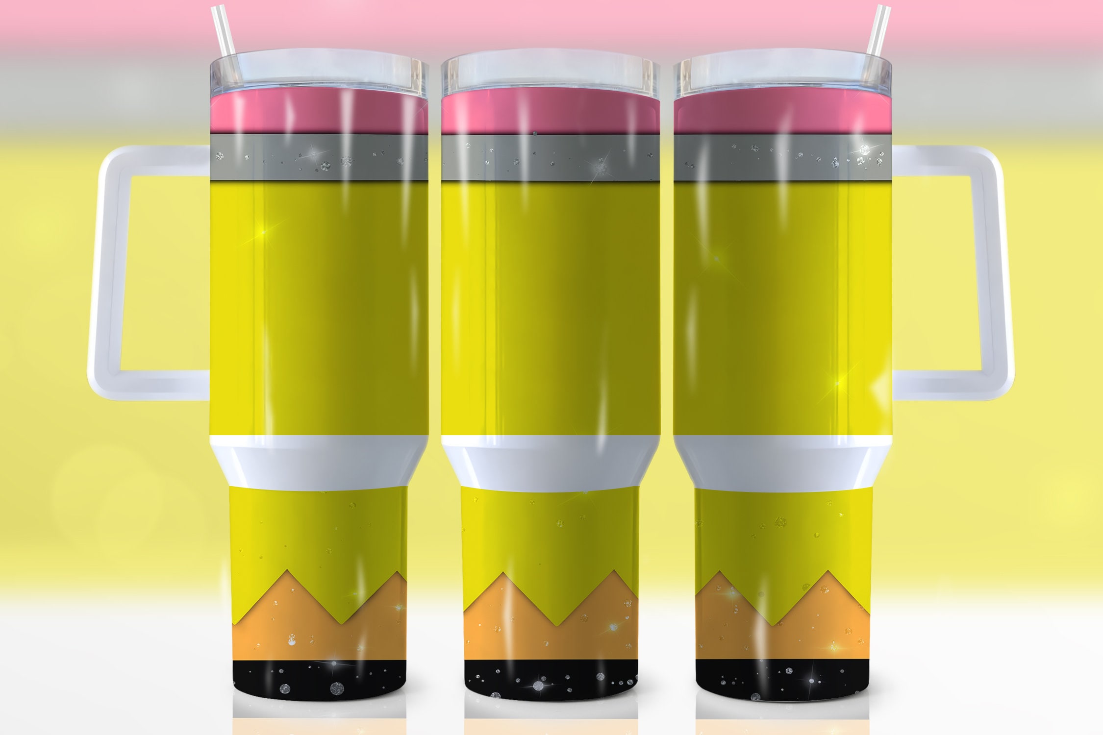 Pencil Pattern Back To School Custom Stanley Cup 40 oz 30 oz Tumbler With HandleTVC2301947