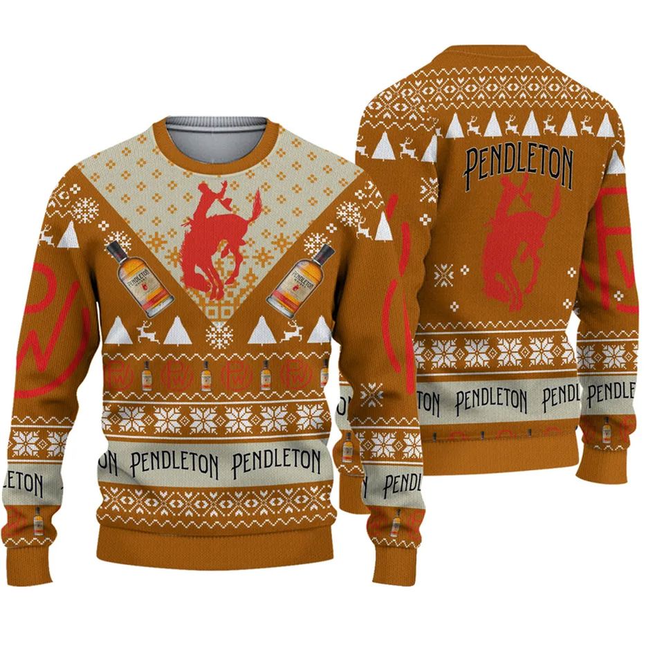 Pendleton Whisky Christmas Ugly Sweater
