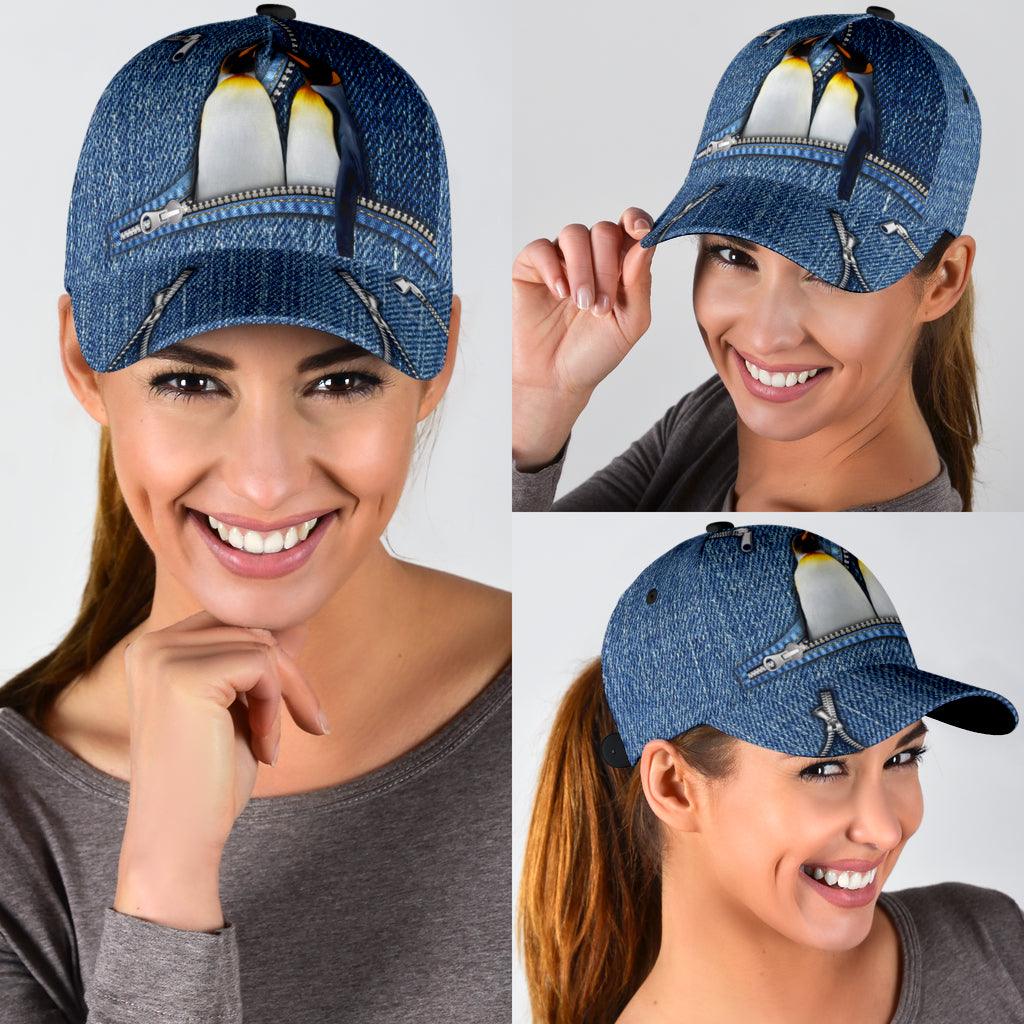 Penguin Classic Cap, Gift for Penguin Lovers Trucker Hats Custom Hats Gifts For Men & Women