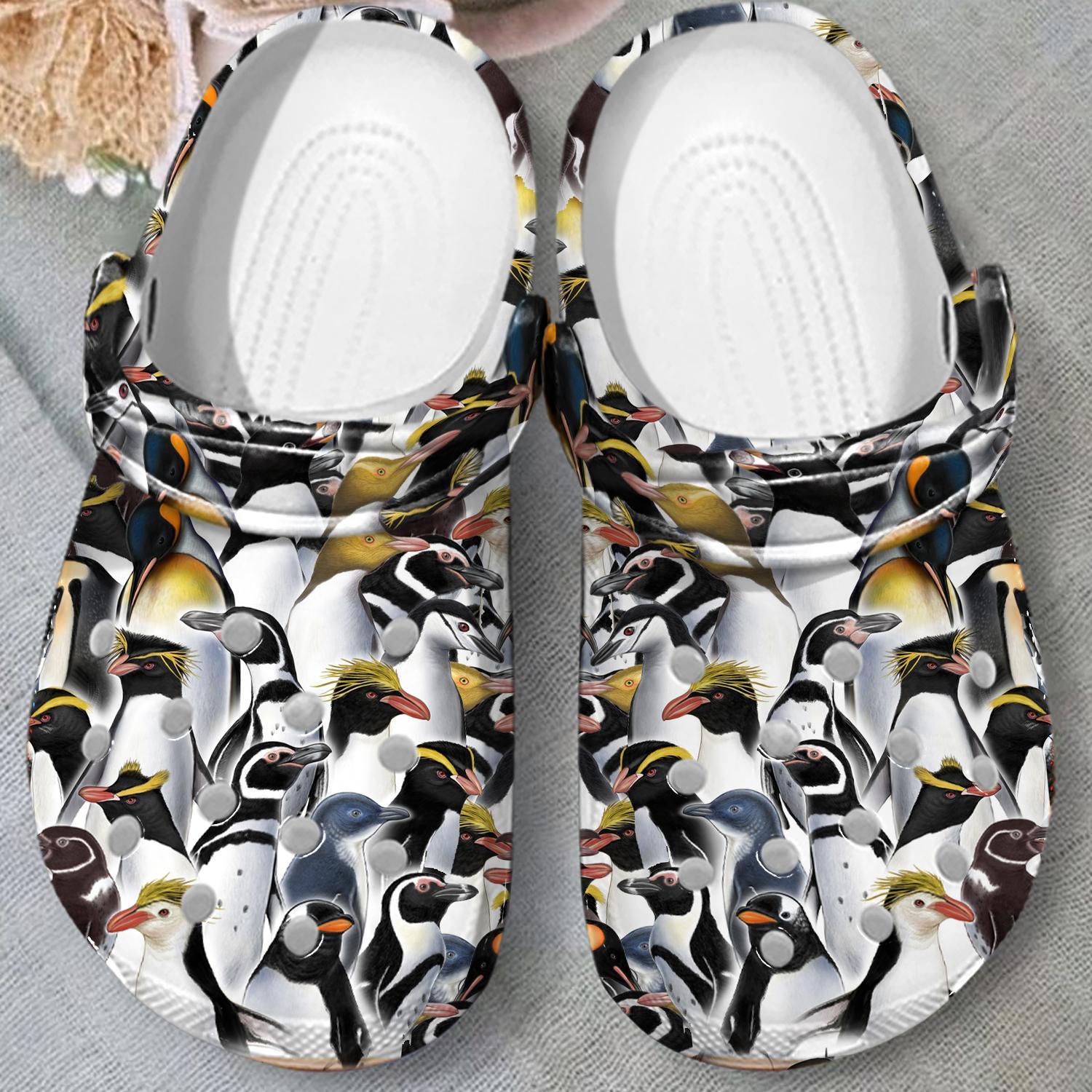 Penguins Crocs Crocband Clogs Shoes Comfortable For Men Women and Kids - Image 6