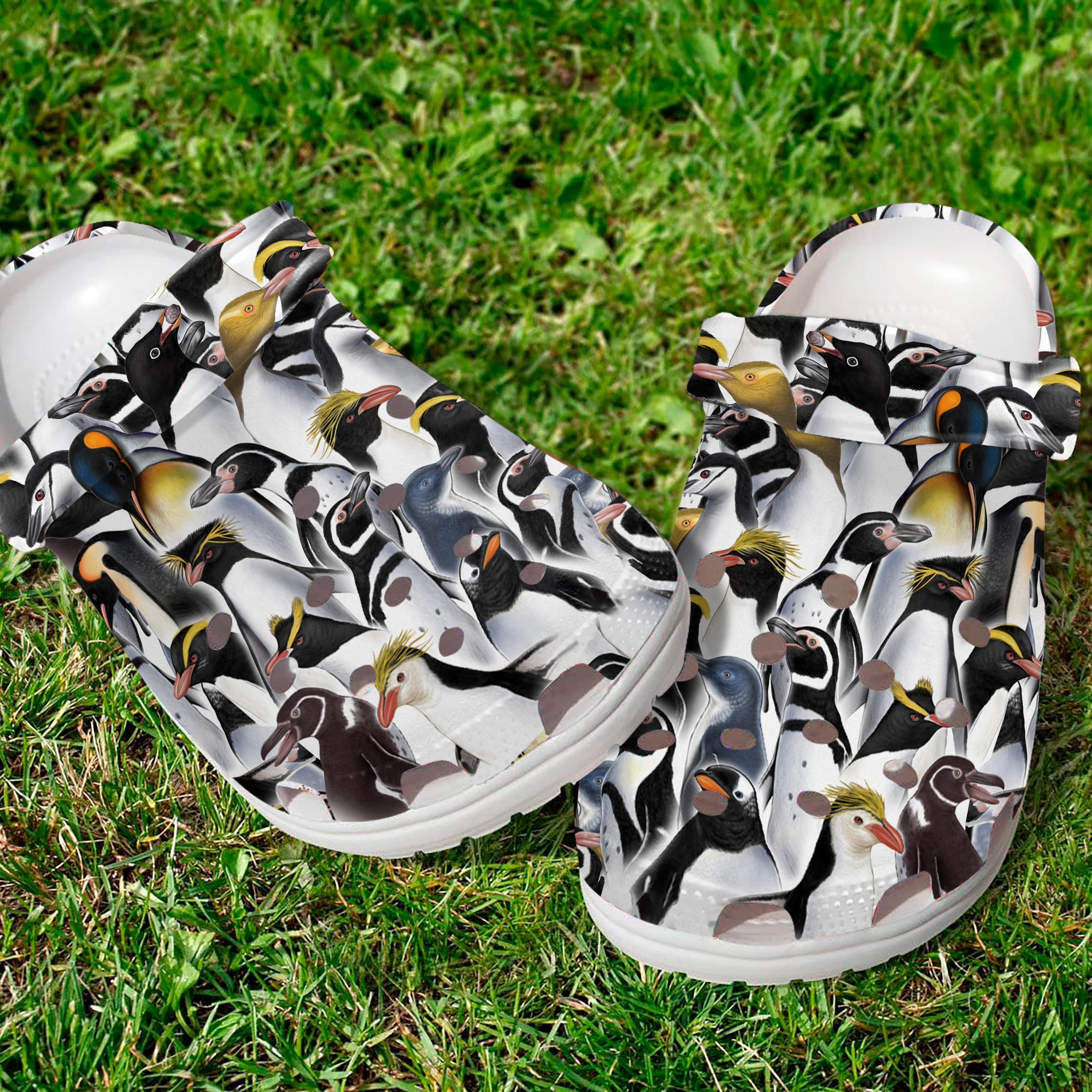 Penguins Crocs Crocband Clogs Shoes Comfortable For Men Women and Kids - Image 2