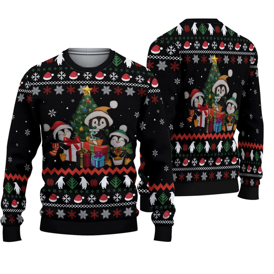 Penguins Ugly Christmas Sweater