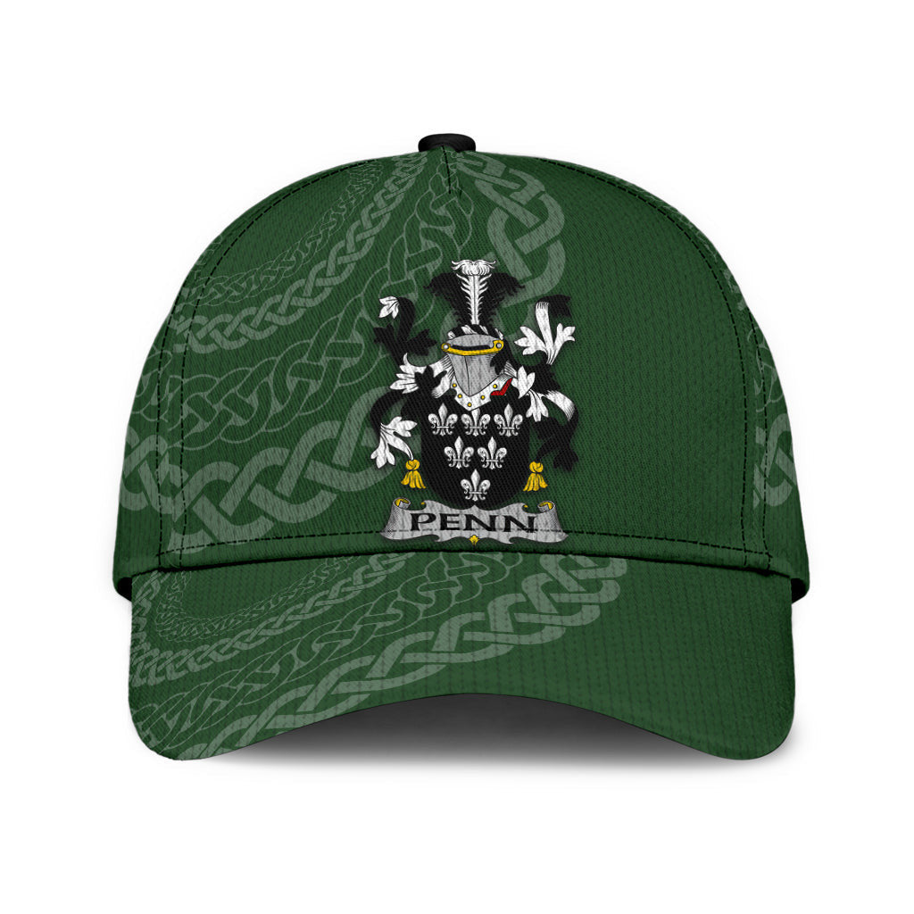 Penn Coat Of Arms - Irish Family Crest St Patrick's Day Hat Classic Cap Trucker Hats Custom Hats Gifts For Men & Women