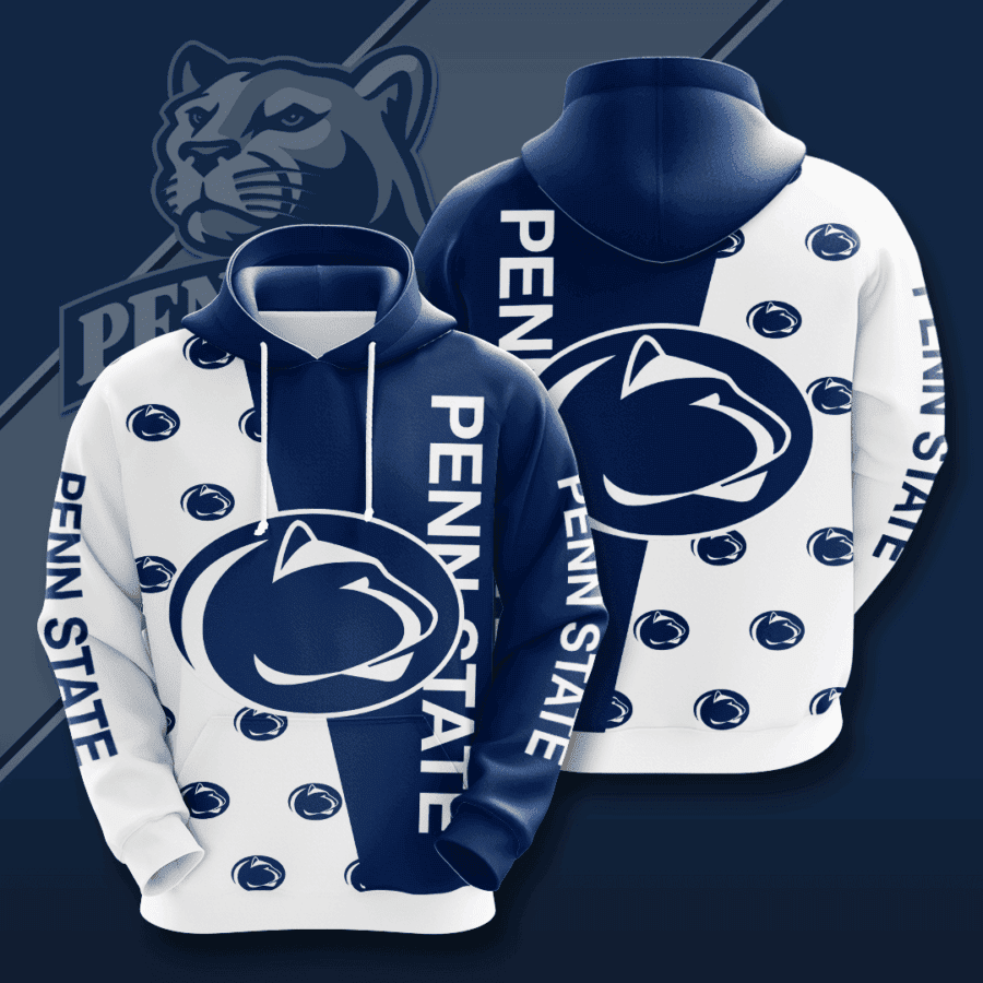 Penn State Nittany Lions 3D All Over Print Hoodie, Zip Hoodie