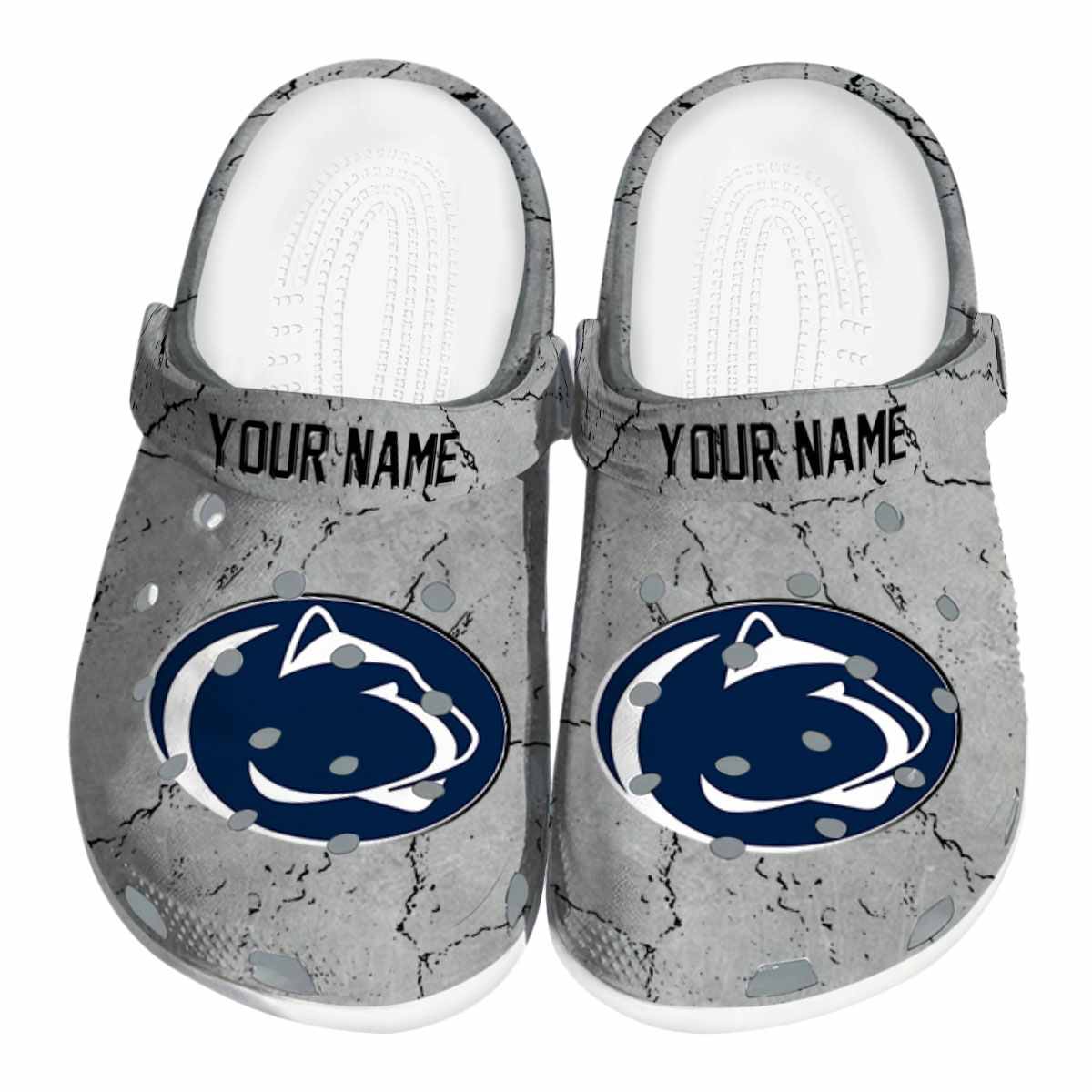Penn State Nittany Lions NCAA Sport Crocs Crocband Clogs Shoes Comfortable For Men Women and Kids