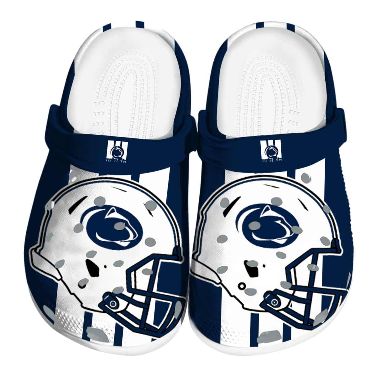 Penn State Nittany Lions NCAA Sport Crocs Crocband Clogs Shoes Comfortable For Men Women and Kids