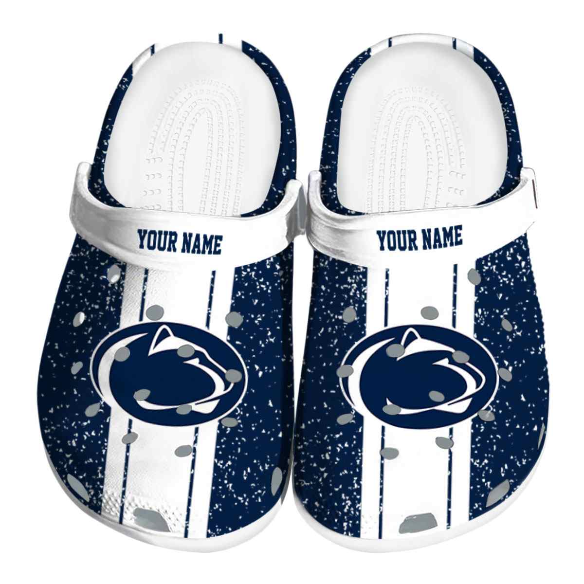 Penn State Nittany Lions NCAA Sport Crocs Crocband Clogs Shoes Comfortable For Men Women and Kids