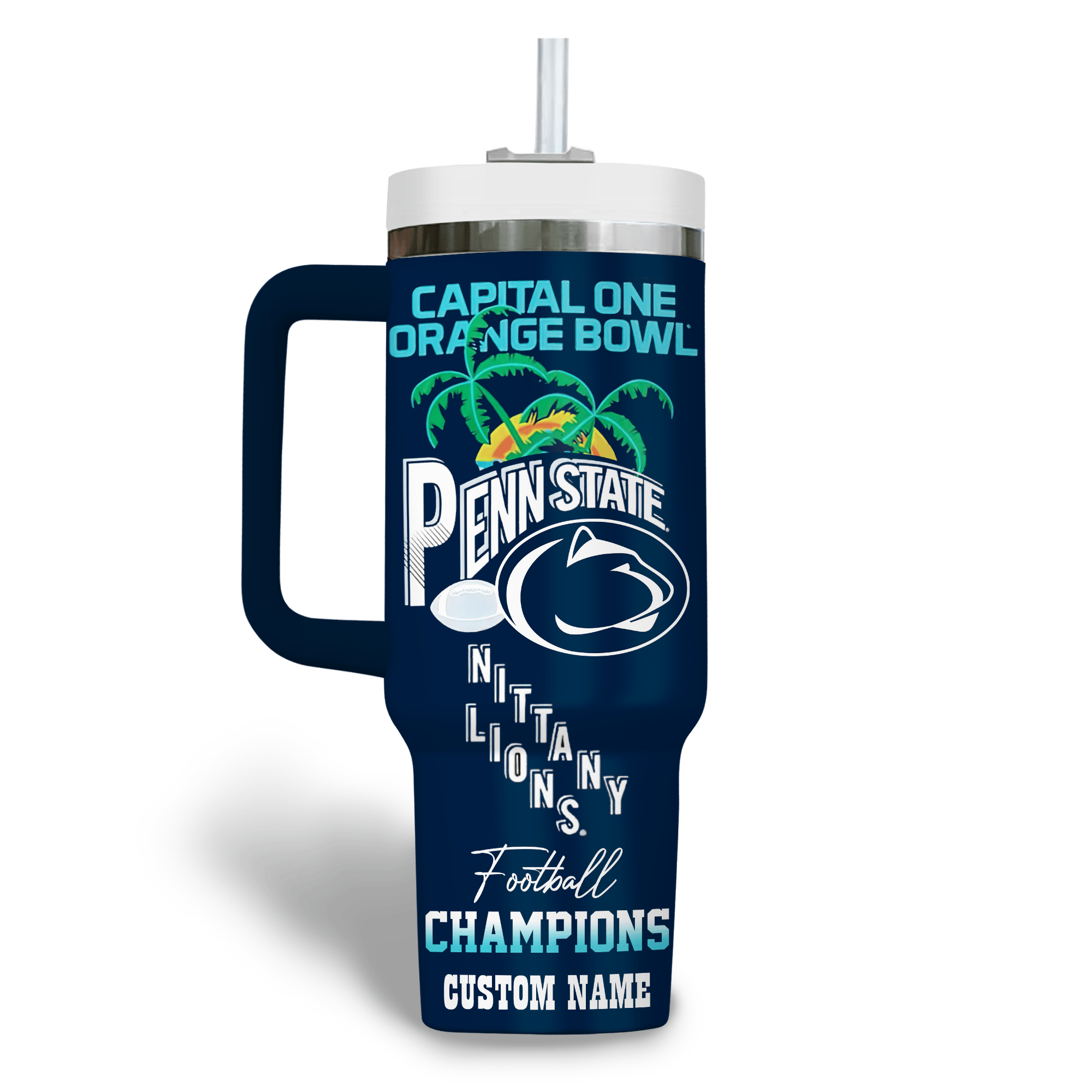 Penn State Nittany Lions NCAA Sports Custom Stanley Cup 40 oz 30 oz Tumbler With HandleTVC2301311 - Image 3