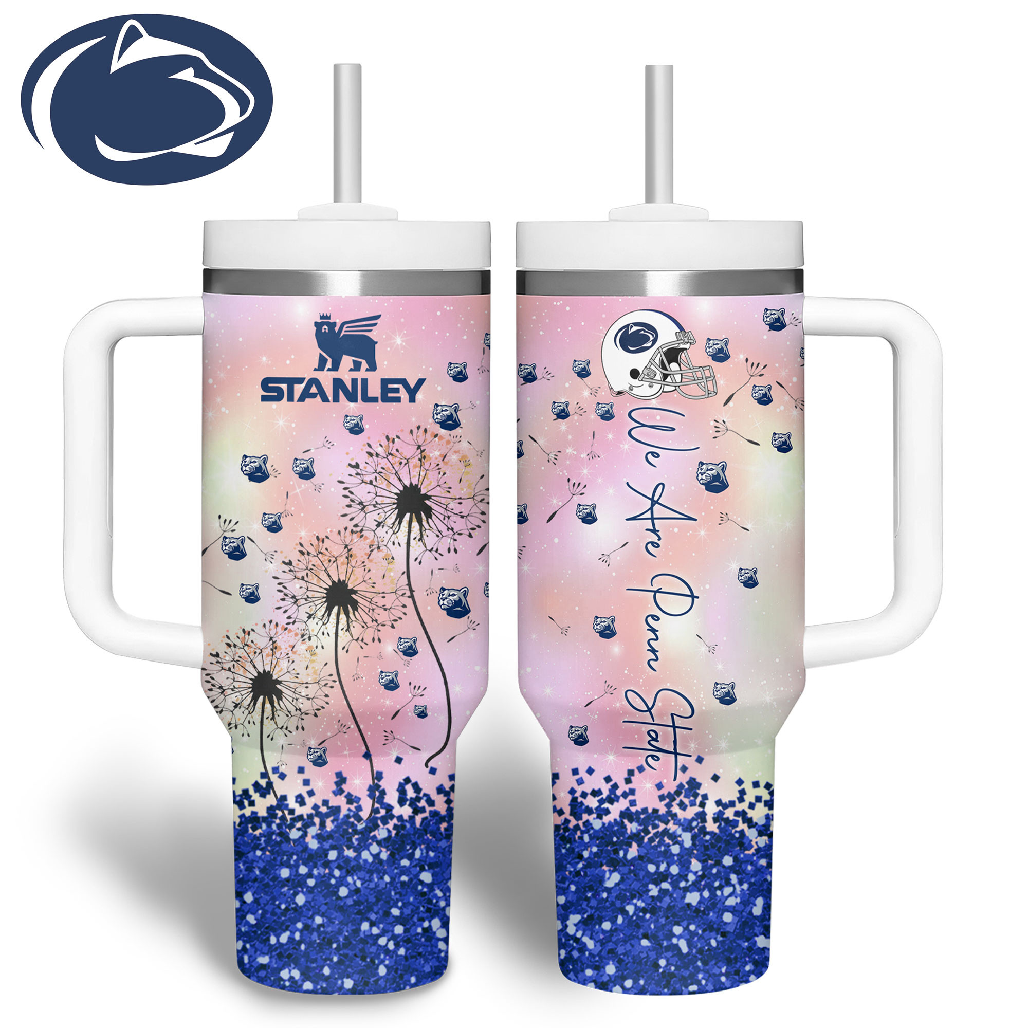 Penn State Nittany Lions NCAA Sports Custom Stanley Cup 40 oz 30 oz Tumbler With HandleTVC2301340