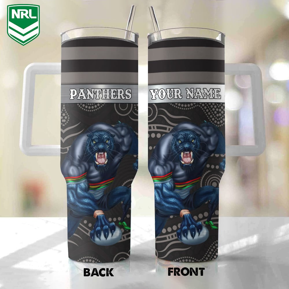 Penrith Panthers Mascot NRL Custom Stanley Cup 40 oz 30 oz Tumbler With HandleTVC230113