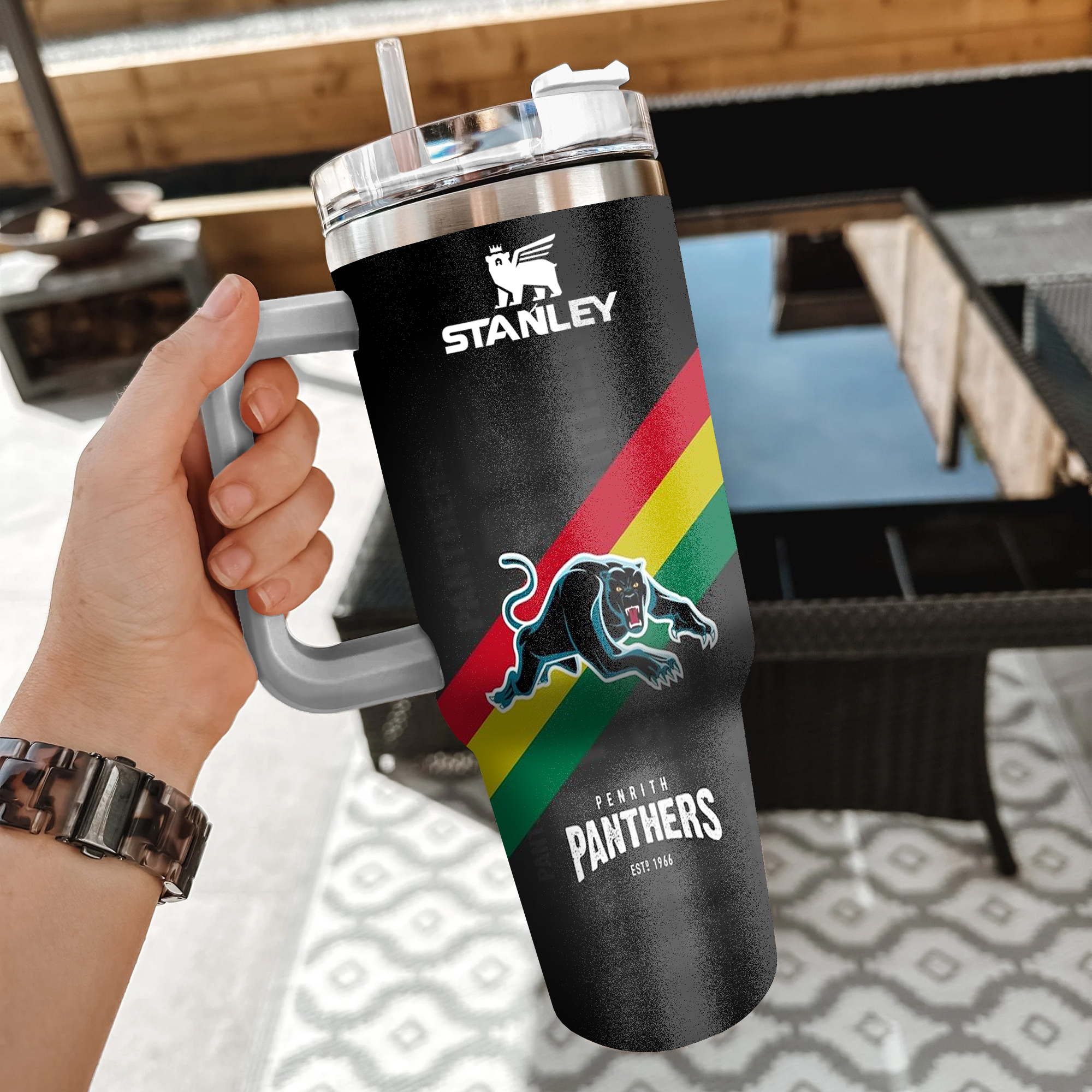 Penrith Panthers NRL Custom Stanley Cup 40 oz 30 oz Tumbler With HandleTVC230112
