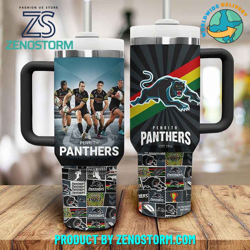 Penrith Panthers NRL Custom Stanley Cup 40 oz 30 oz Tumbler With HandleTVC2301417 - Image 2