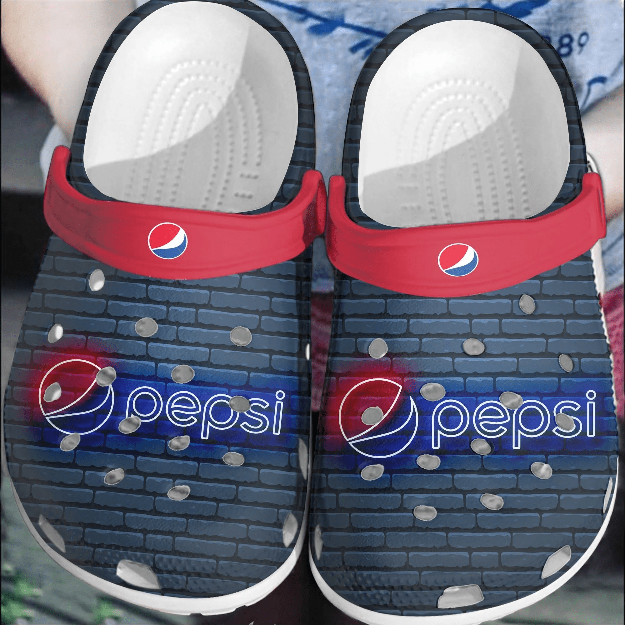 Pepsi Crocband Clogs Shoes Comfortable Crocs For Men Women
