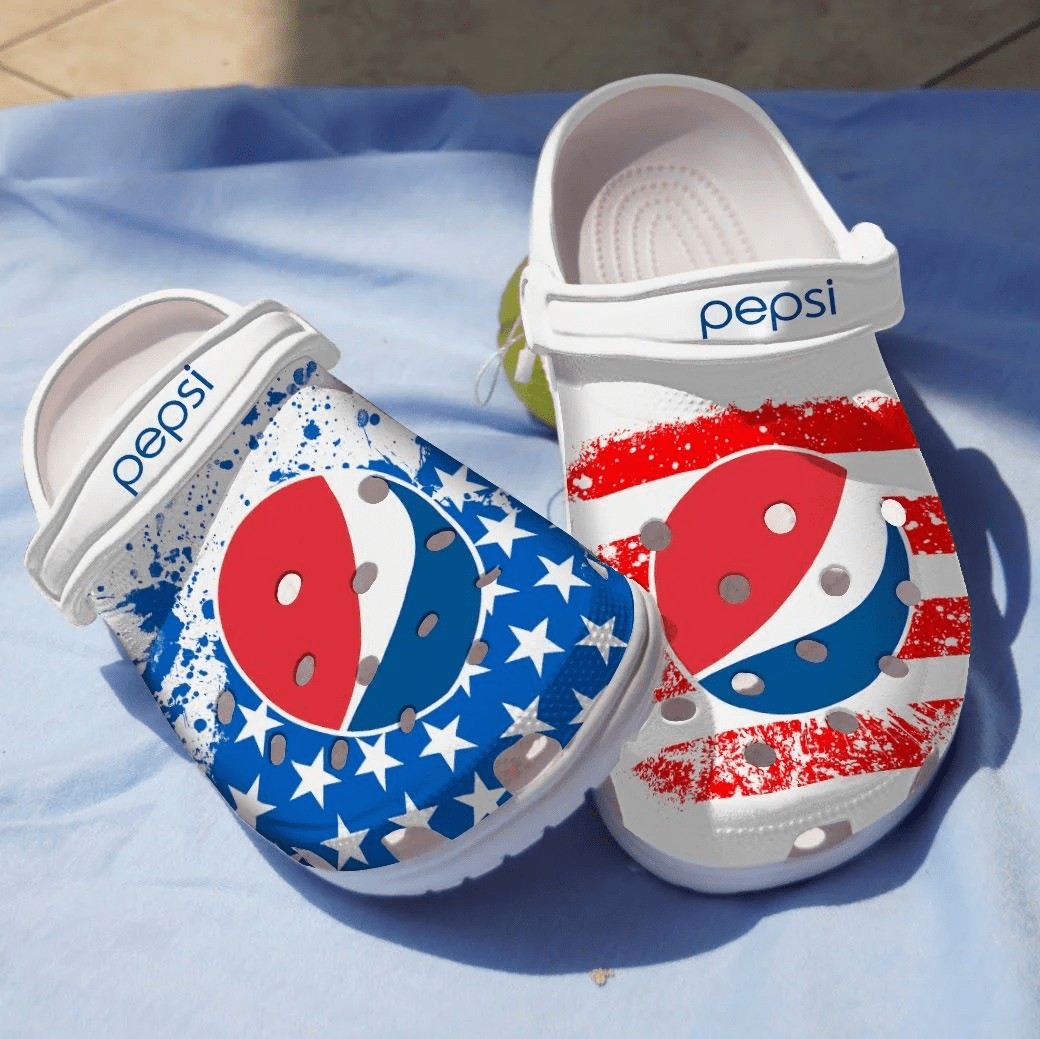 Pepsi Crocband Shoes Crocs Comfortable Clogs For Men Women