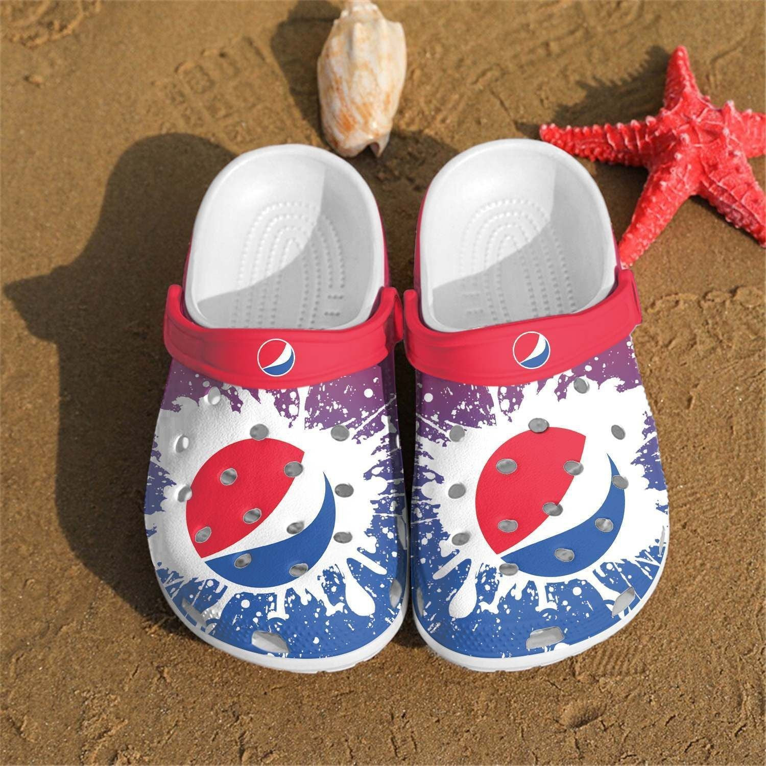 Pepsi Crocs Crocband Shoes Clogs Comfortable For Men Women