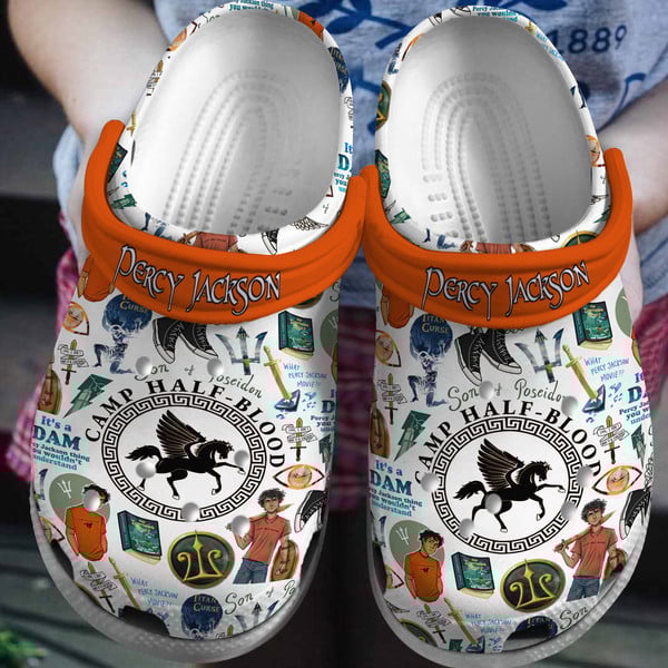Percy Jackson And The Olympians TV Series Crocs Crocband Clogs Shoes Comfortable For Men Women and Kids