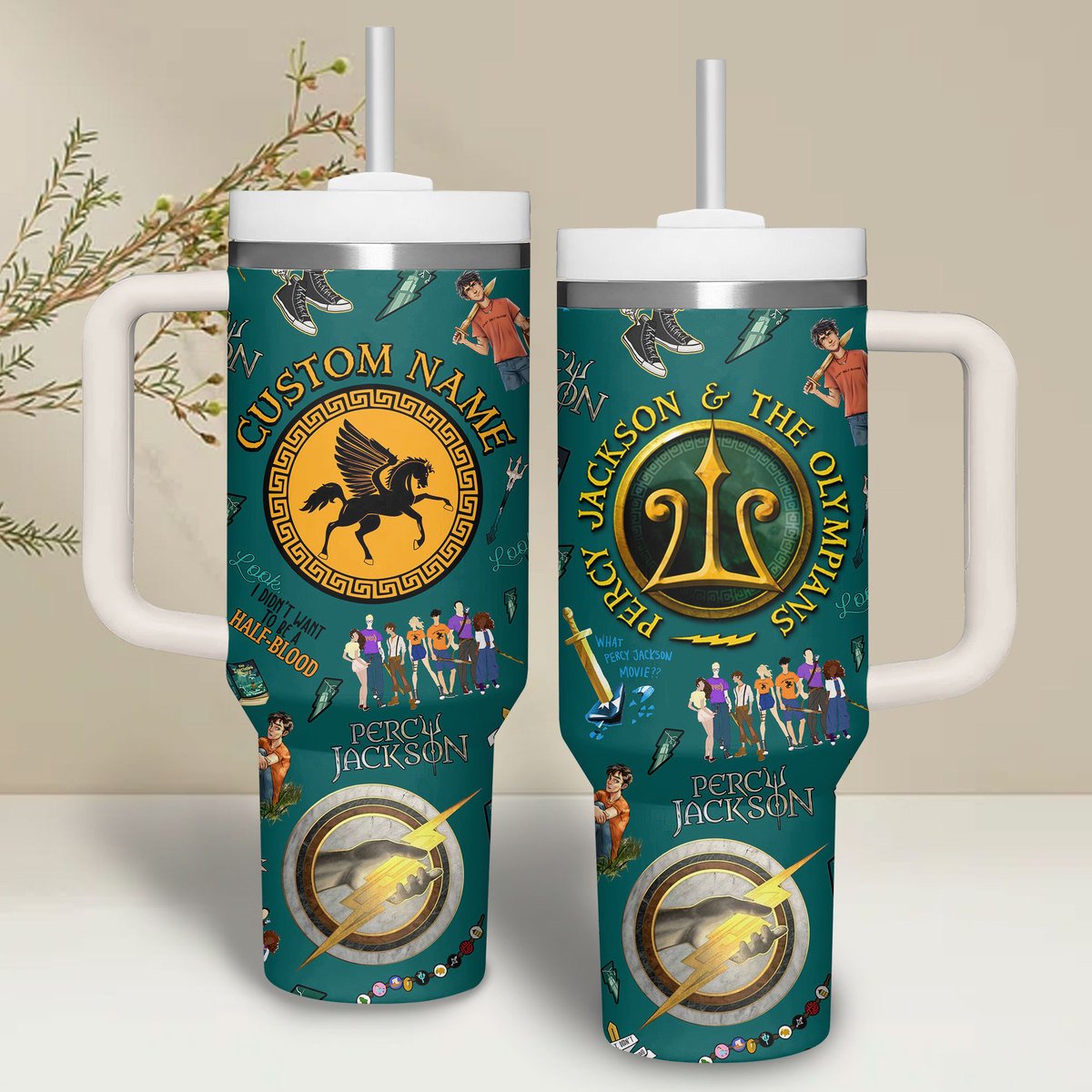 Percy Jackson Movies Custom Stanley Cup 40 oz 30 oz Tumbler With HandleTVC2301263