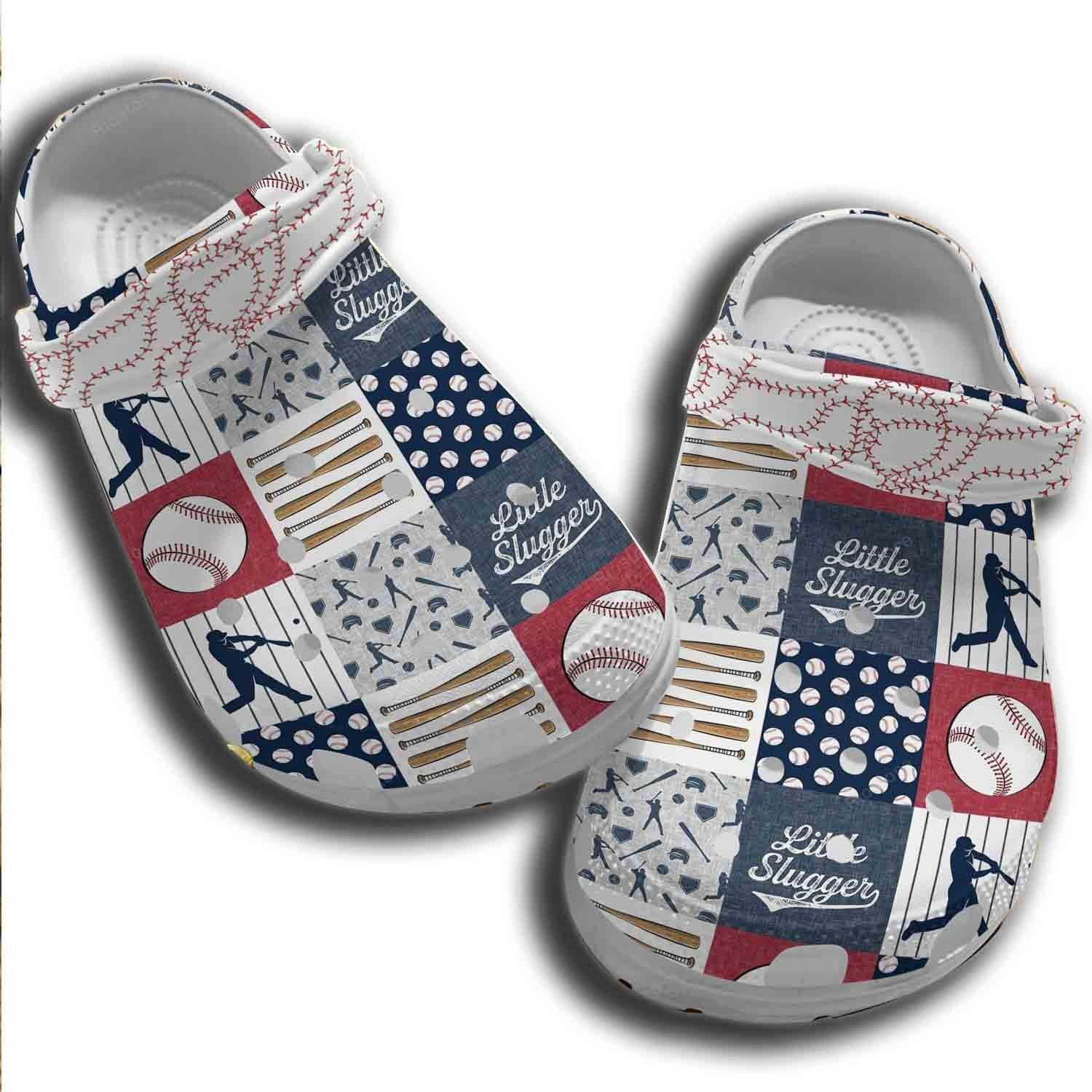 Perfect Baseball Shoes Clogs For Batter - Little Slugger Custom Shoes Clogs