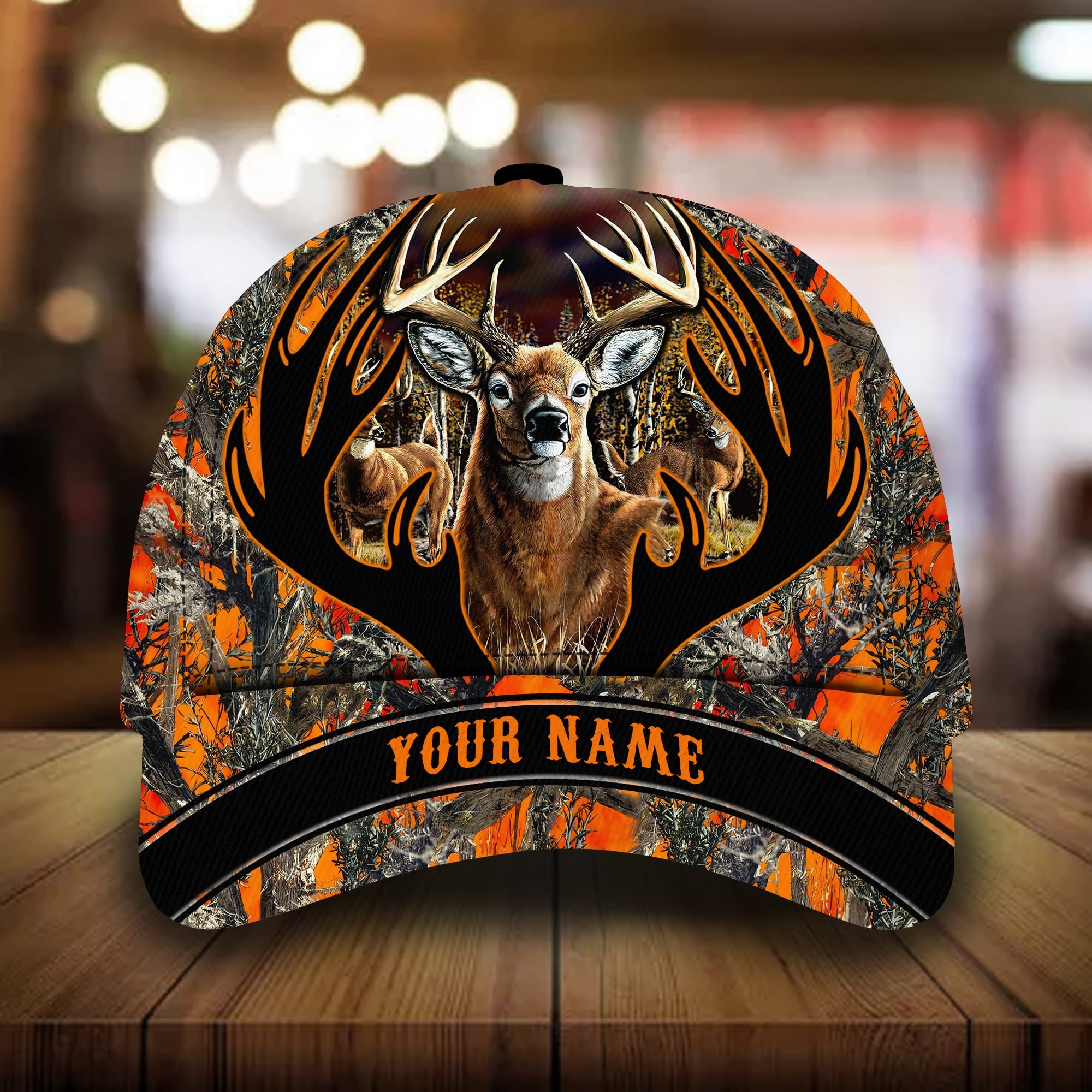 Perfect Deer Hunting Caps 3D Multicolored Personalized Trucker Hats Custom Hats Gifts For Men & Women