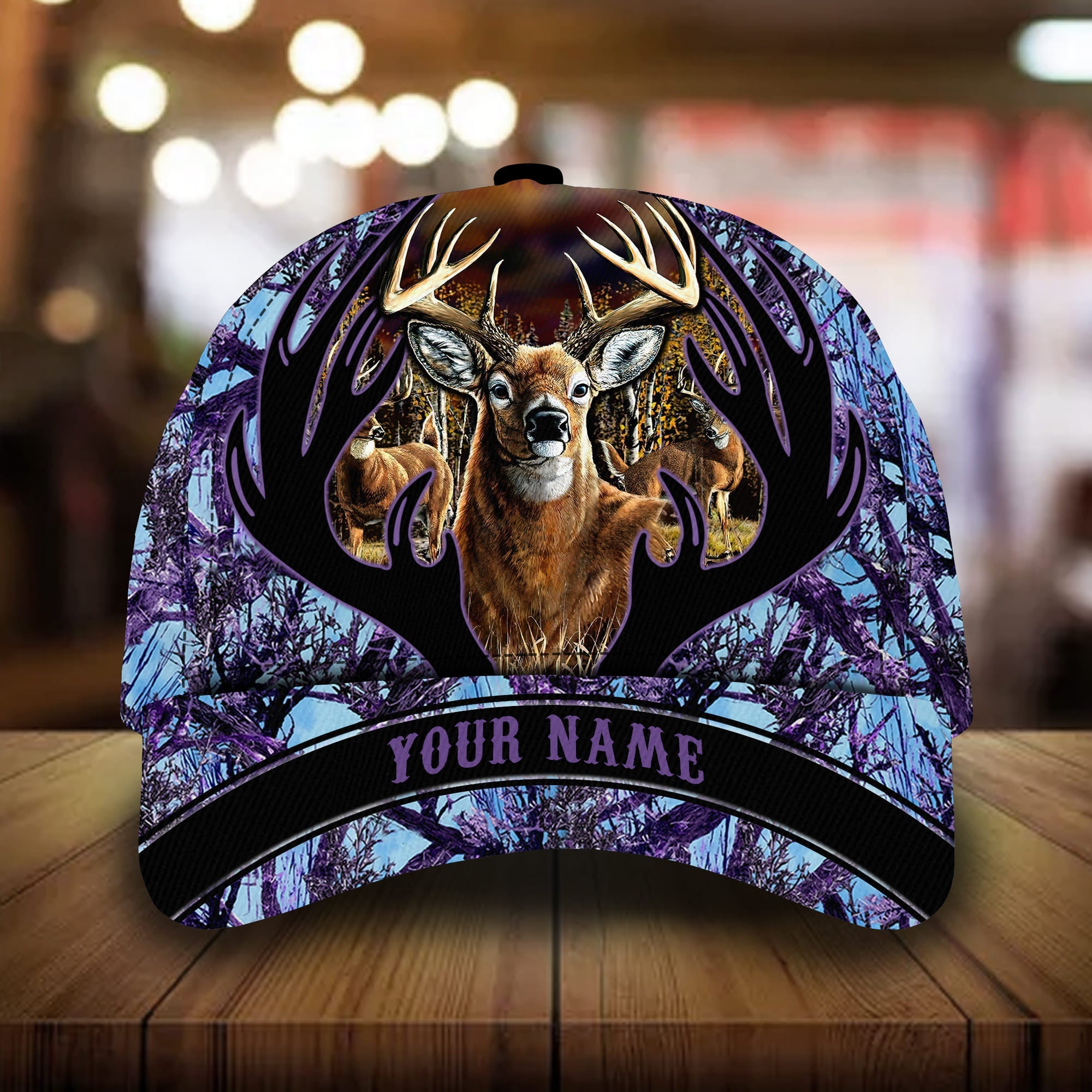 Perfect Deer Hunting Caps 3D Multicolored Personalized Trucker Hats Custom Hats Gifts For Men & Women