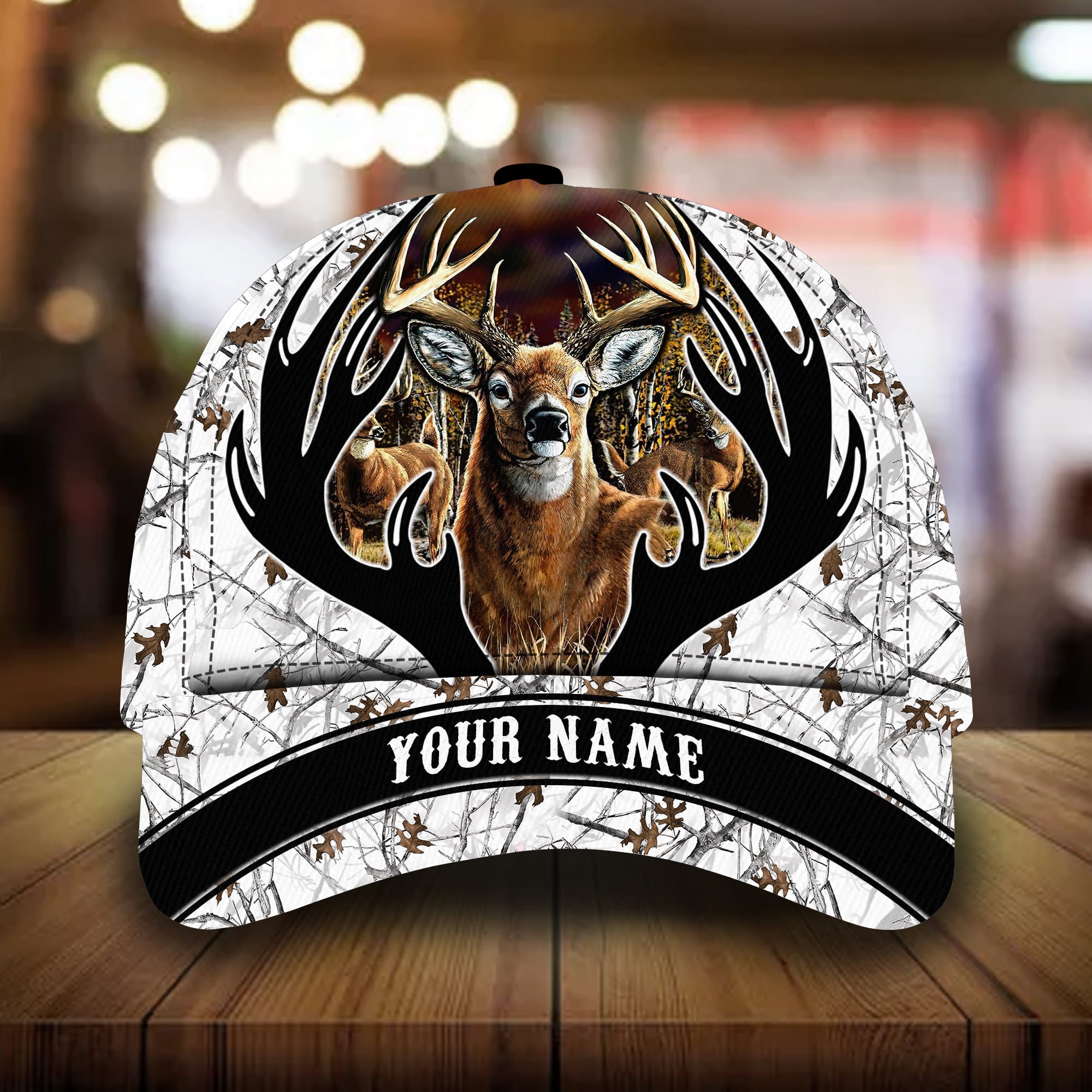 Perfect Deer Hunting Caps 3D Multicolored Personalized Trucker Hats Custom Hats Gifts For Men & Women