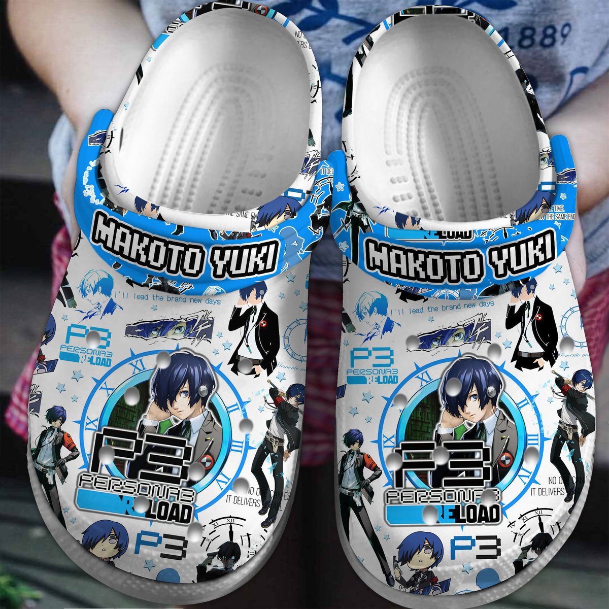 Persona 3 Reload Game Crocs Crocband Clogs Shoes Comfortable For Men Women and Kids