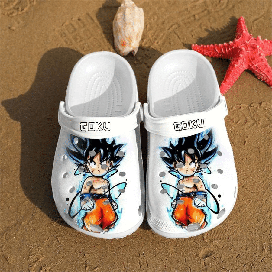 Personalised Goku Art Custom clog Shoes