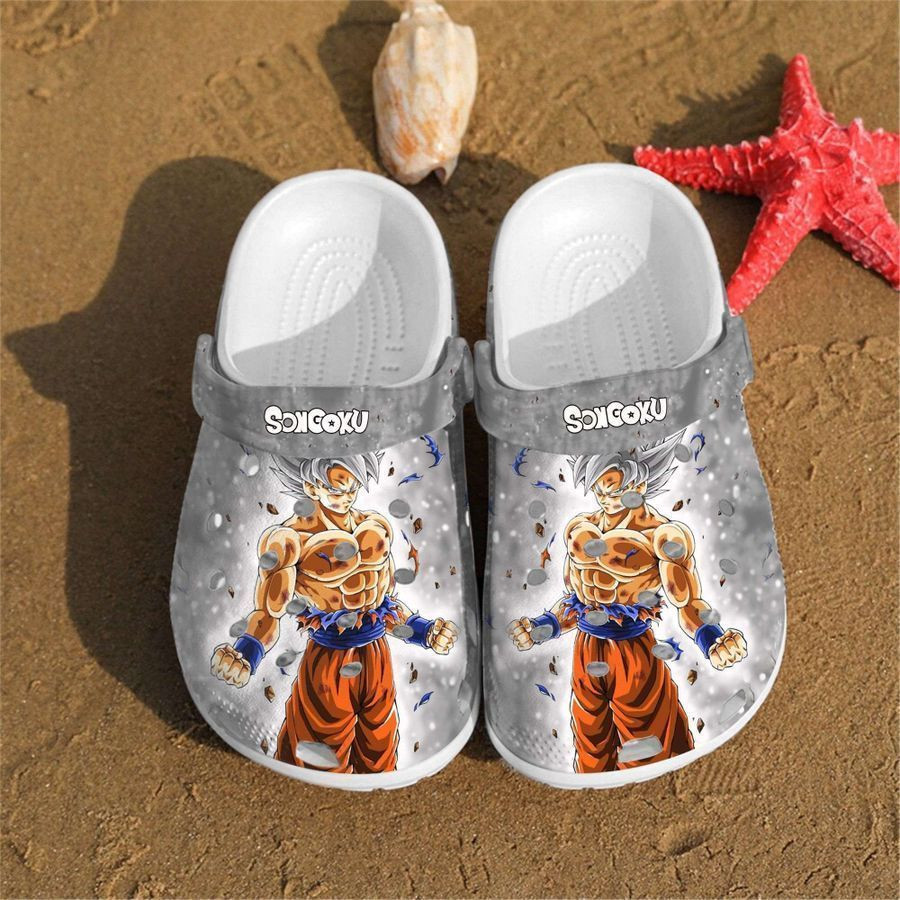 Personalised Songoku Art Custom Clog Shoes