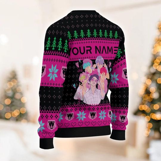 Personalize Ugly Chrsitmas KDM Saja Boys, Custom Xmas Sweater Kpop, Saja Boys Sweatshirt, Christmas Kpop Costume Sweater - Image 8