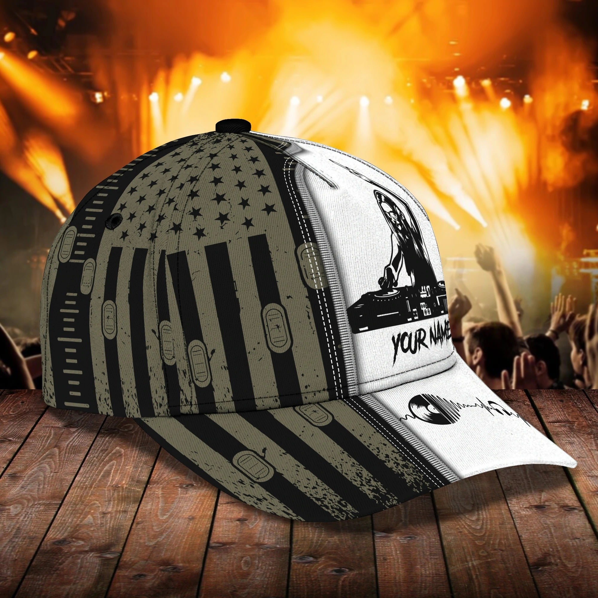 Personalized 3D Full Printed Dj Cap, Dj Hat, Disc Jockey Baseball Cap Hat, Classic Deejay Cap, Gift For A Dj Trucker Hats Custom Hats Gifts For Men & Women