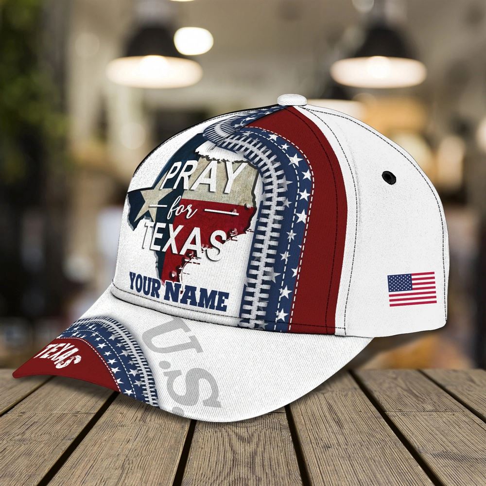 Personalized 3D Texas Cap - Baseball Cap God Bless Texas, Christian Jesus Hat Trucker Hats Custom Hats Gifts For Men & Women
