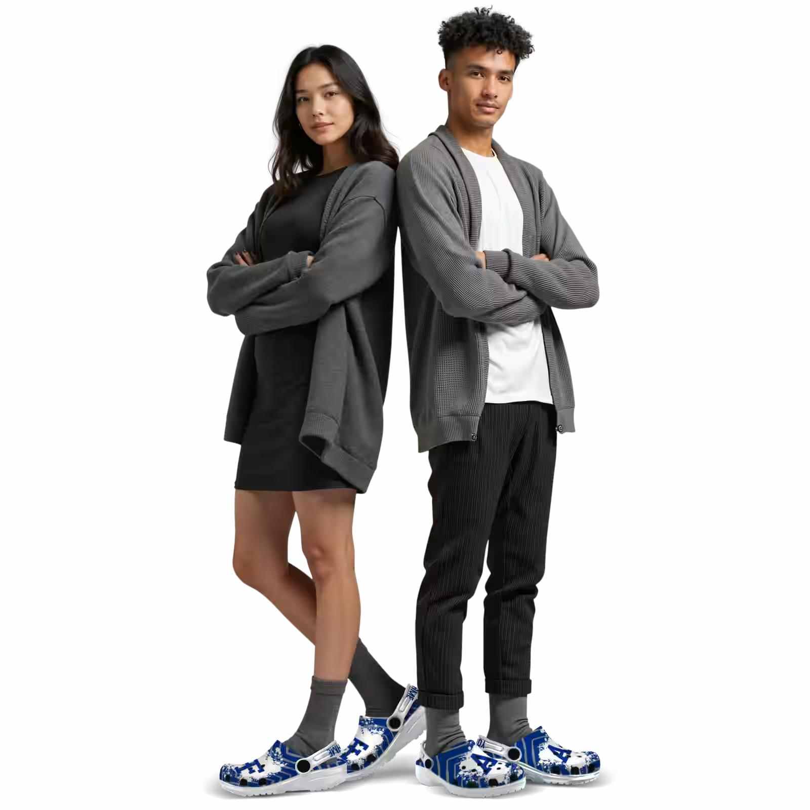 Personalized Air Force Falcons Zigzag Paint Burst ClogTVC1801777 - Image 7