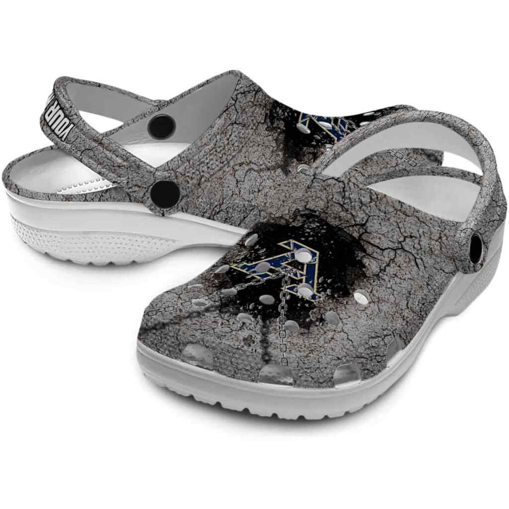 Personalized Akron Zips Cracked Ground Texture ClogTVC1801748 - Image 3