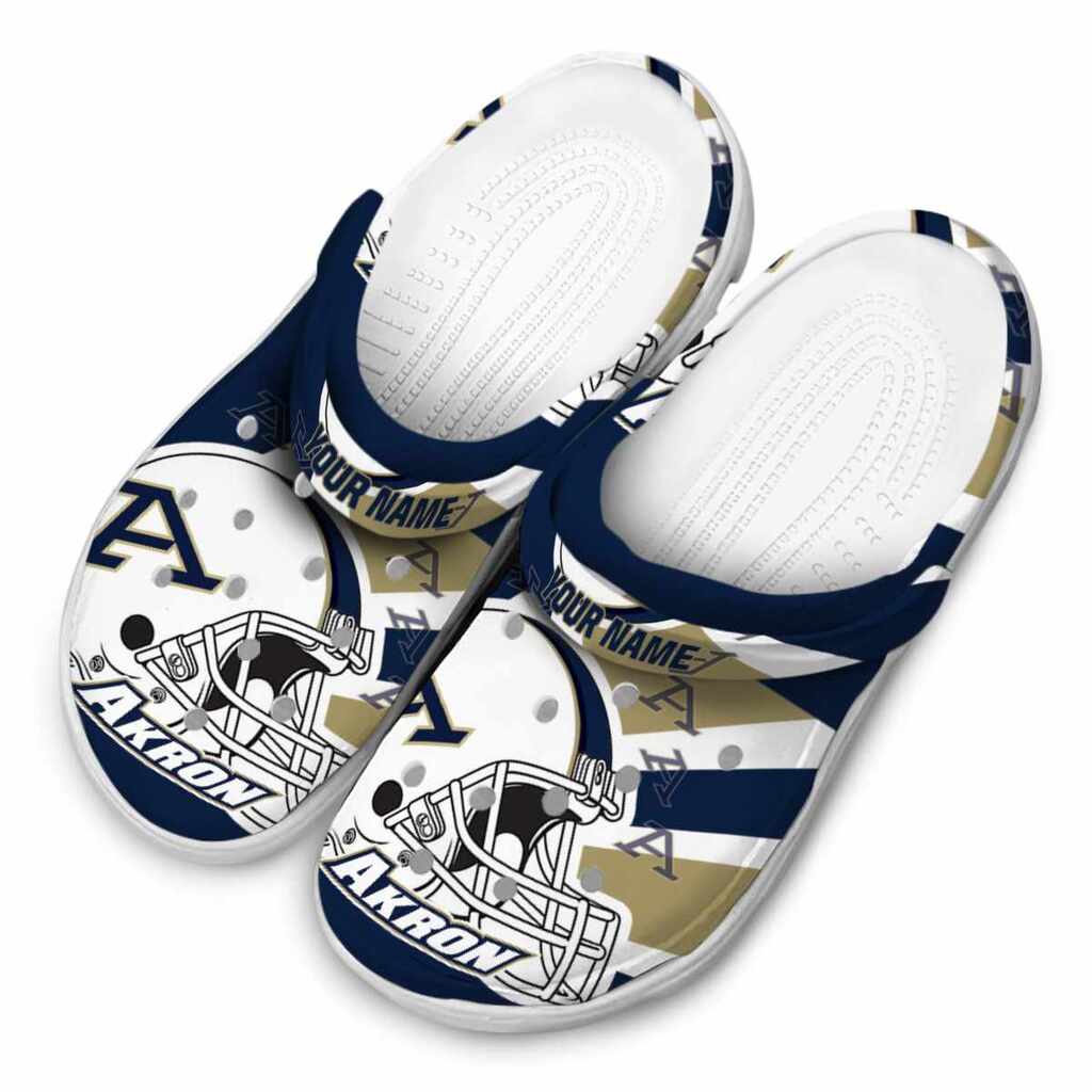 Personalized Akron Zips Football Helmet ClogTVC1801800 - Image 4