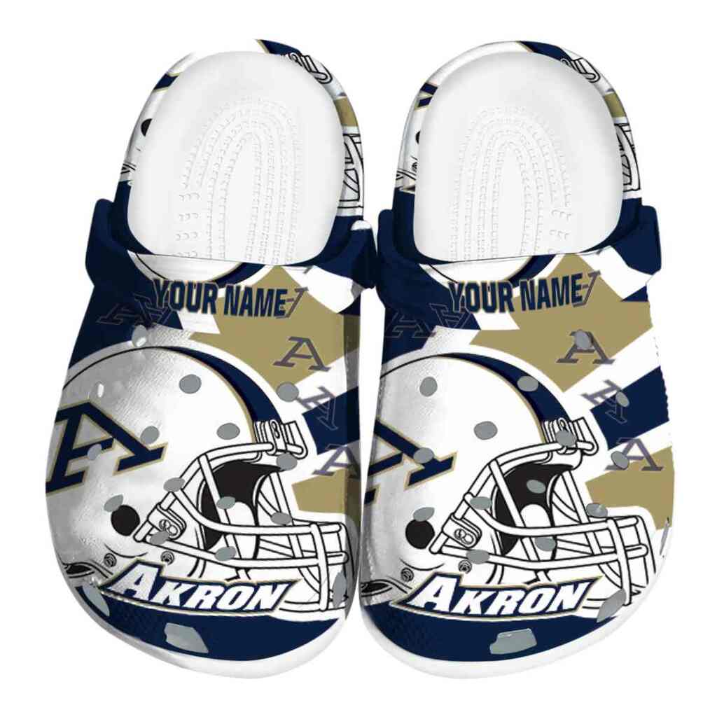 Personalized Akron Zips Football Helmet ClogTVC1801800