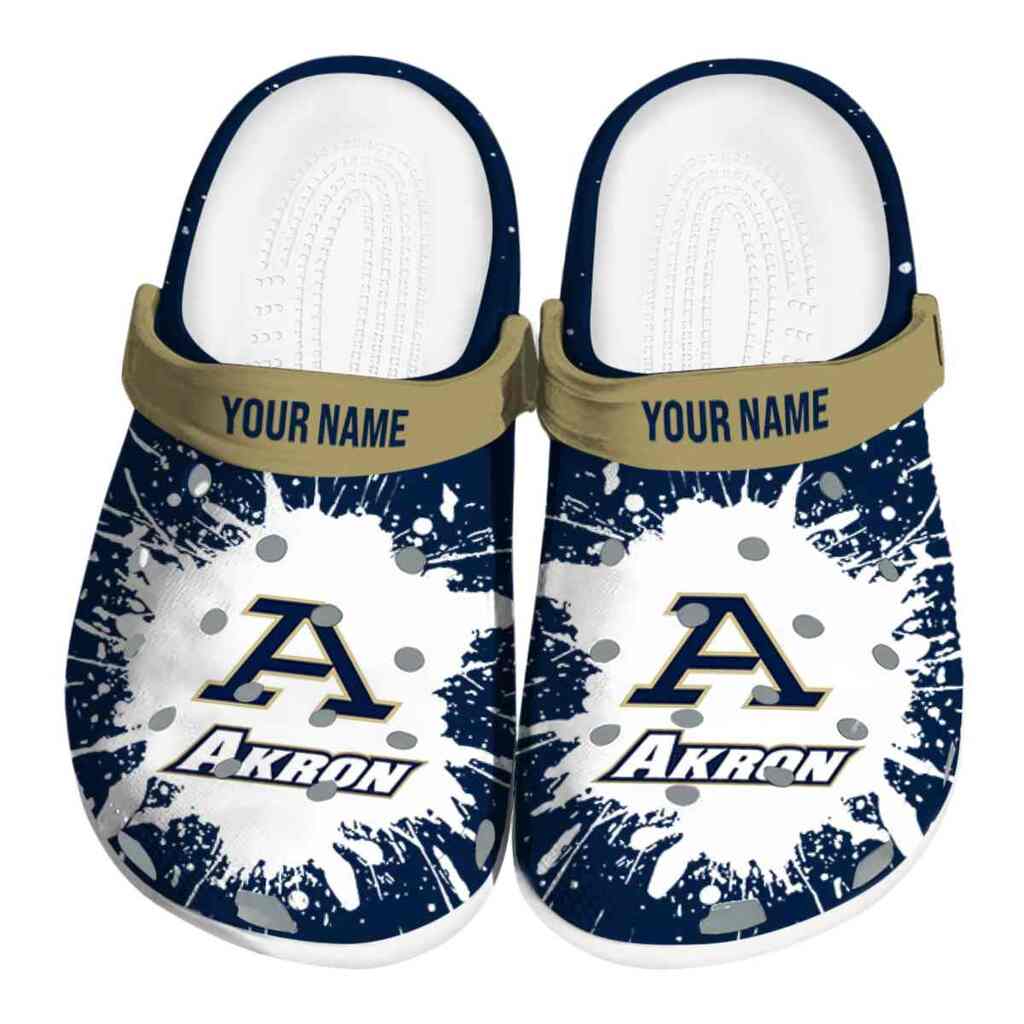 Personalized Akron Zips Splash Art ClogTVC1801748