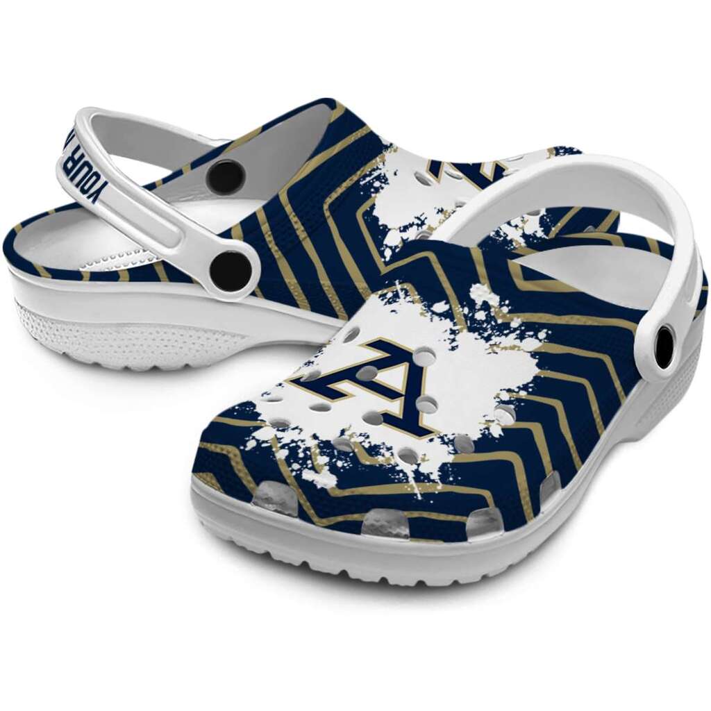 Personalized Akron Zips Zigzag Paint Burst ClogTVC1801778 - Image 3