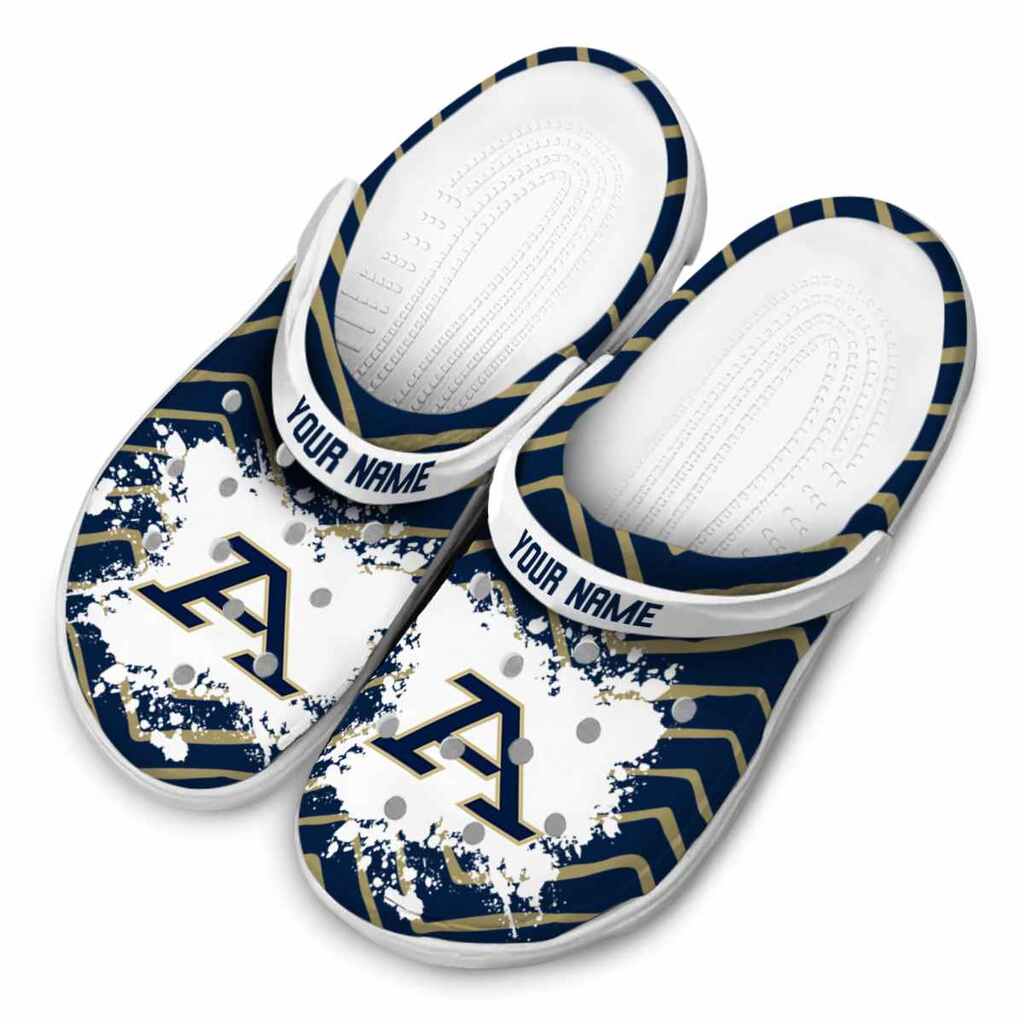 Personalized Akron Zips Zigzag Paint Burst ClogTVC1801778 - Image 4