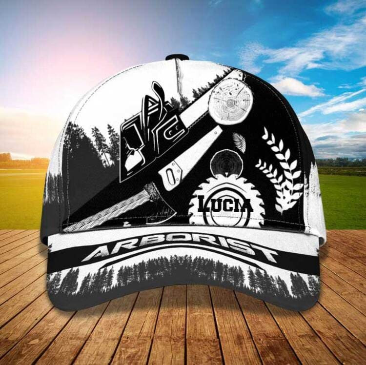 Personalized Arborist Hats 3D Classic Cap for Men, Husband, Arborist Cap for Dad Trucker Hats Custom Hats Gifts For Men & Women