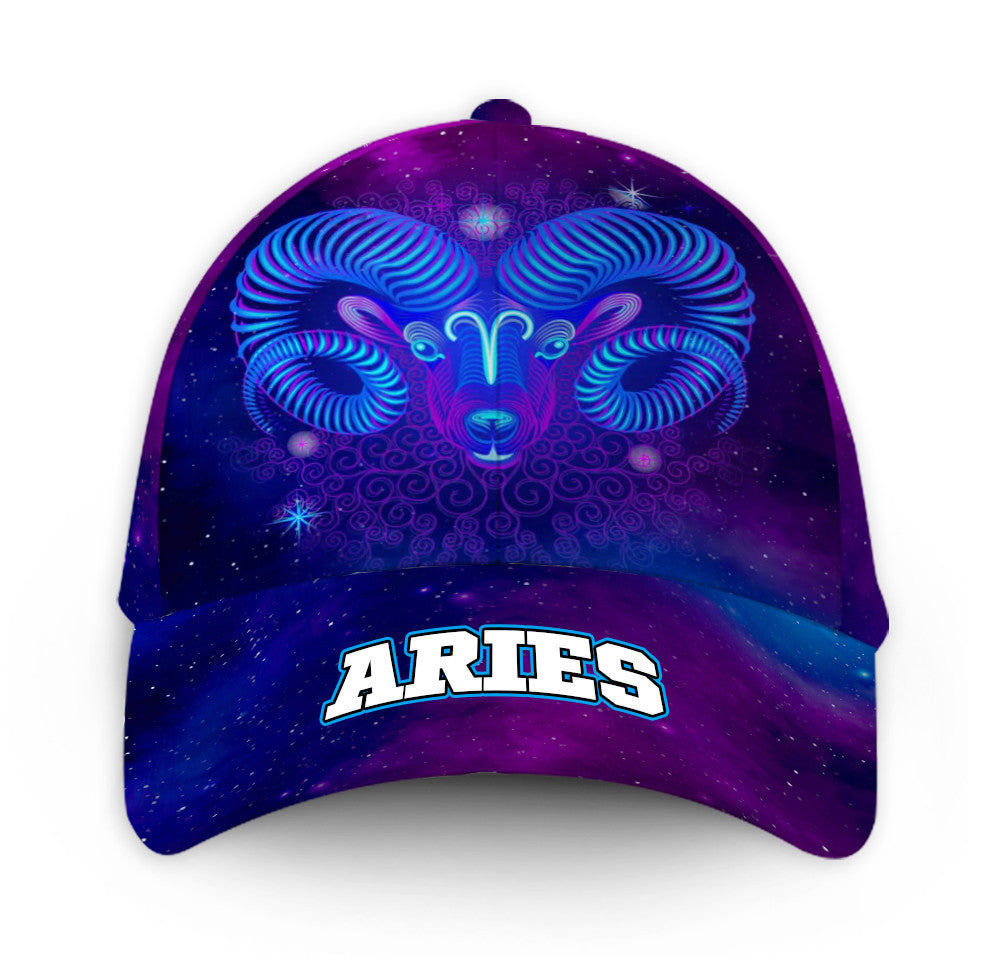 Personalized Aries Miraculous Galaxy Hat Classic Cap Trucker Hats Custom Hats Gifts For Men & Women