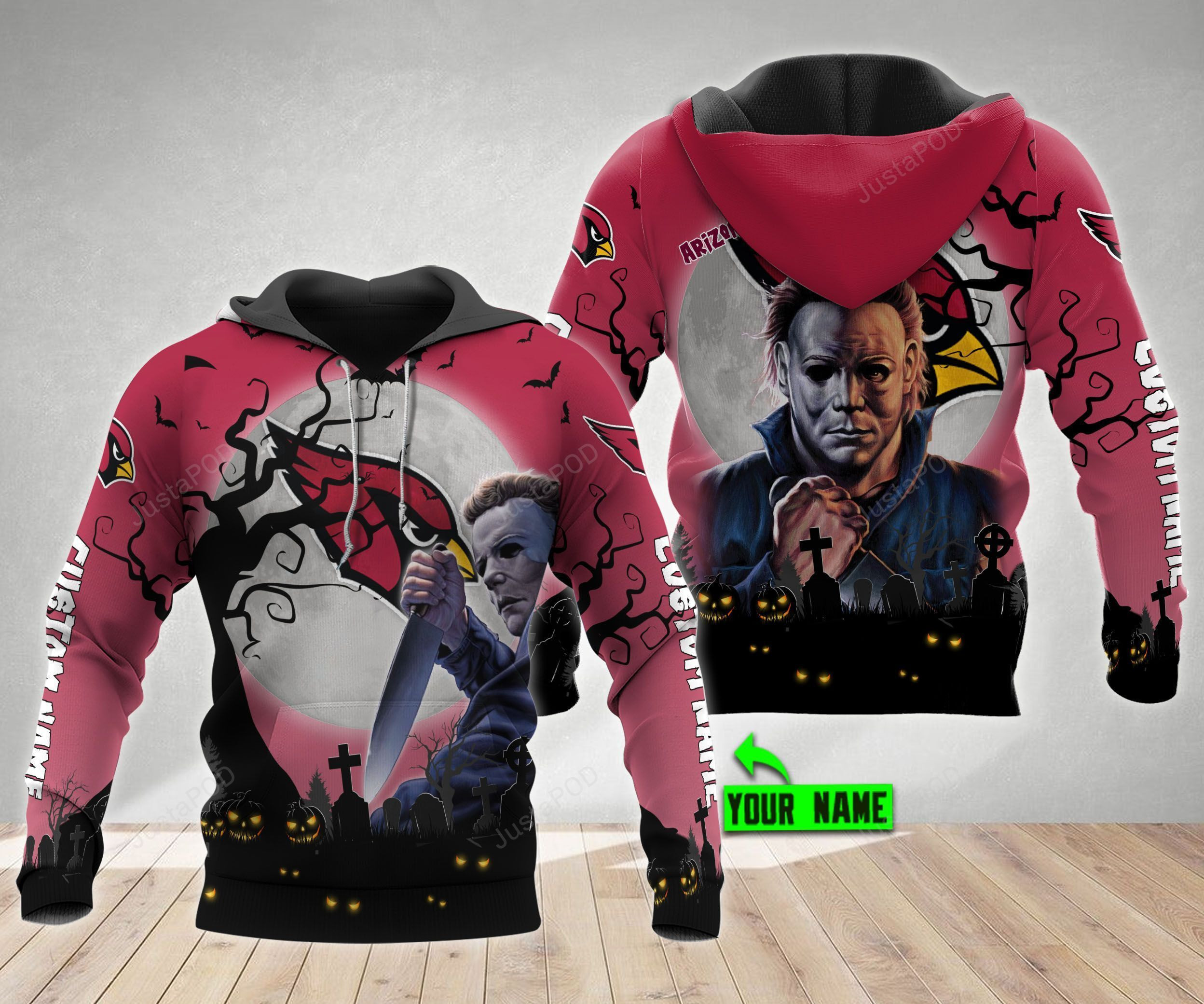 Personalized Arizona Cardinals 3D All Over Print Hoodie, Zip Hoodie