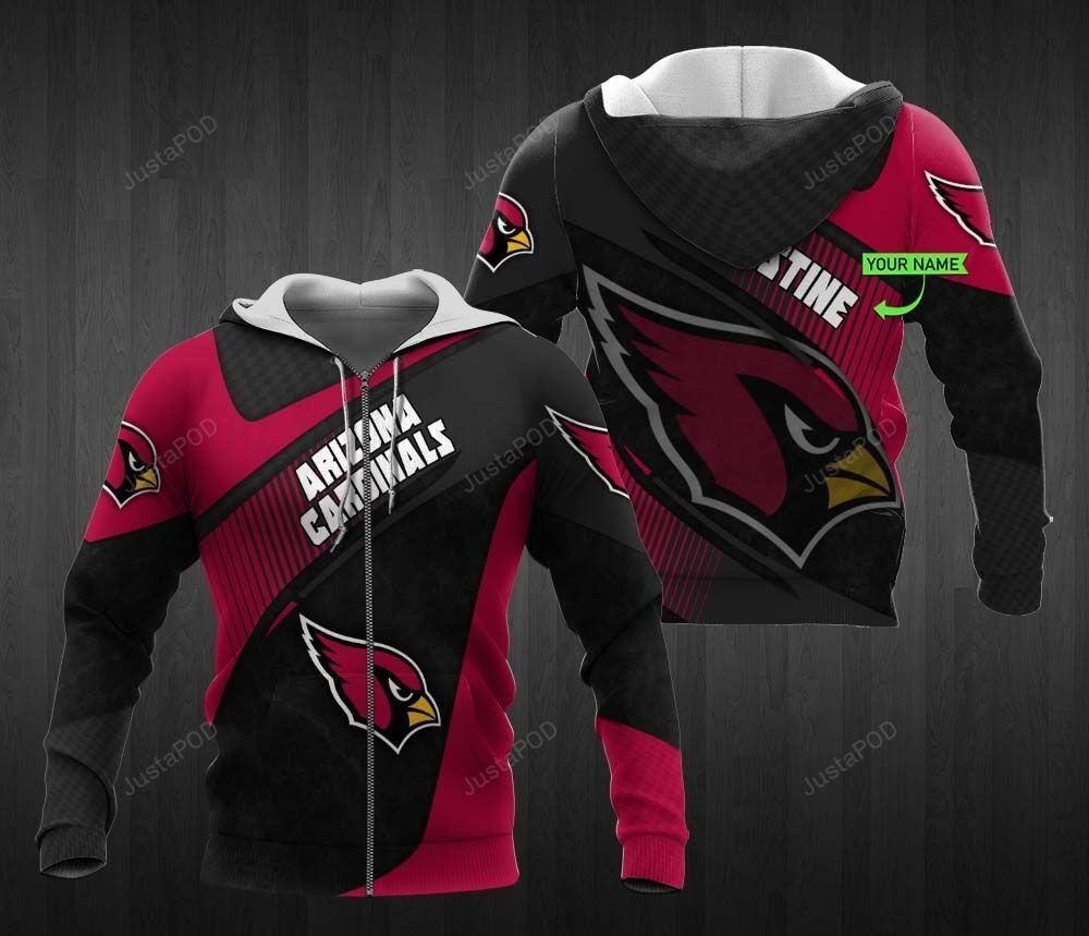 Personalized Arizona Cardinals 3D All Over Print Hoodie, Zip Hoodie