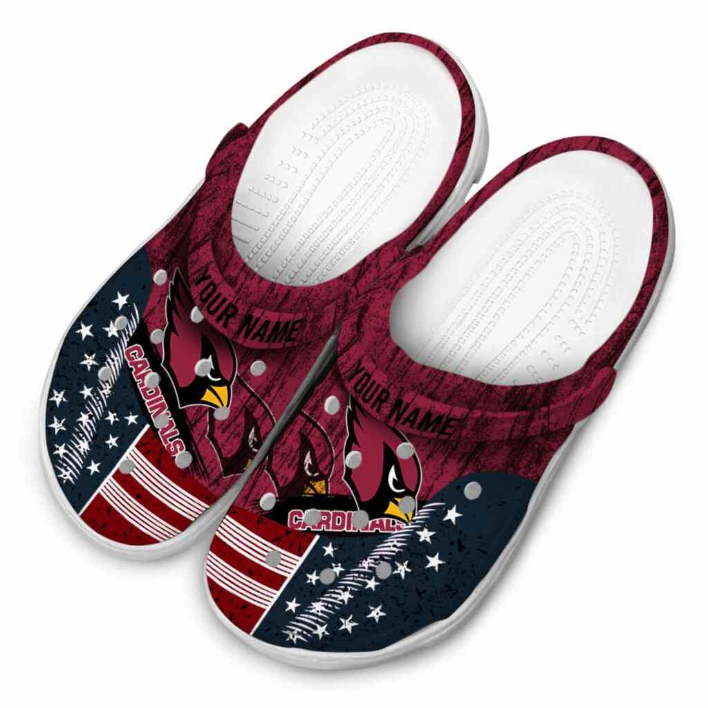 Personalized Arizona Cardinals Star-Spangled Side Pattern ClogTVC1801976 - Image 4