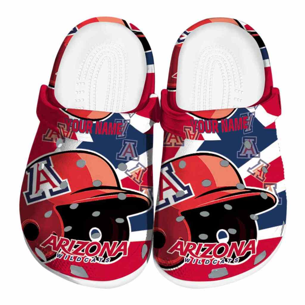 Personalized Arizona Wildcats Baseball Helmet ClogTVC1801982