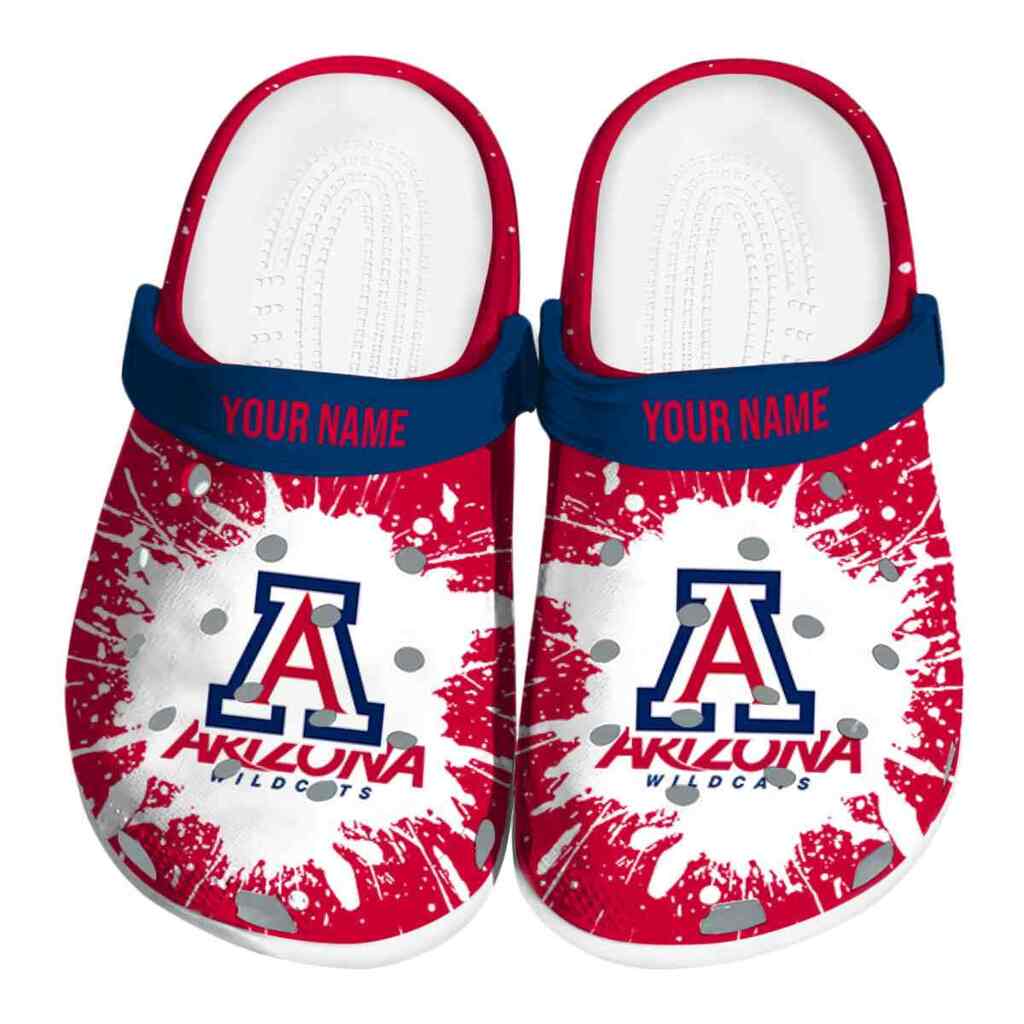 Personalized Arizona Wildcats Splash Art ClogTVC1801982