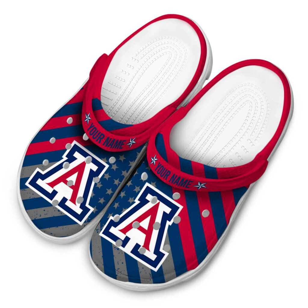 Personalized Arizona Wildcats Star-Spangled Graphic ClogTVC1801982 - Image 4