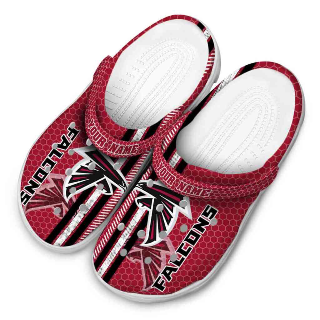 Personalized Atlanta Falcons Contrasting Stripes ClogTVC1801984 - Image 4